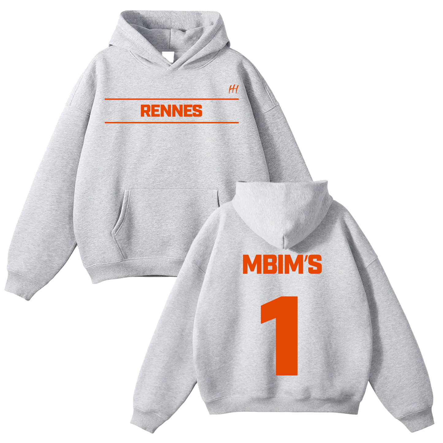 Bruno Mbimi Ndjamou Oversize Fleeced Hoodie