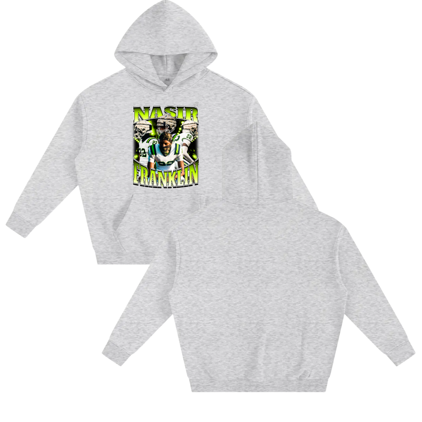 Nasir Franklin Oversize Fleeced Hoodie