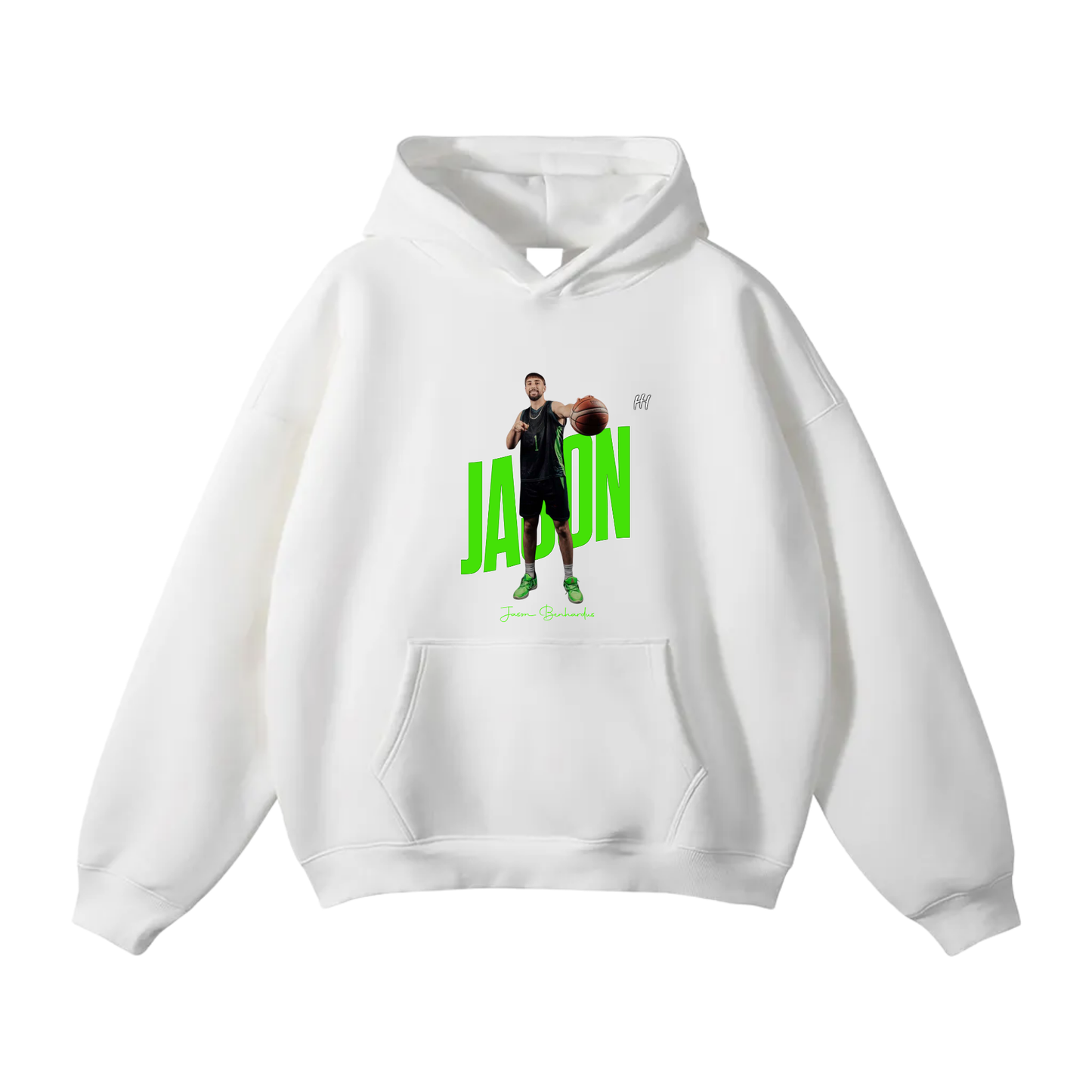 Jason Benhardus Oversize Fleeced Hoodie