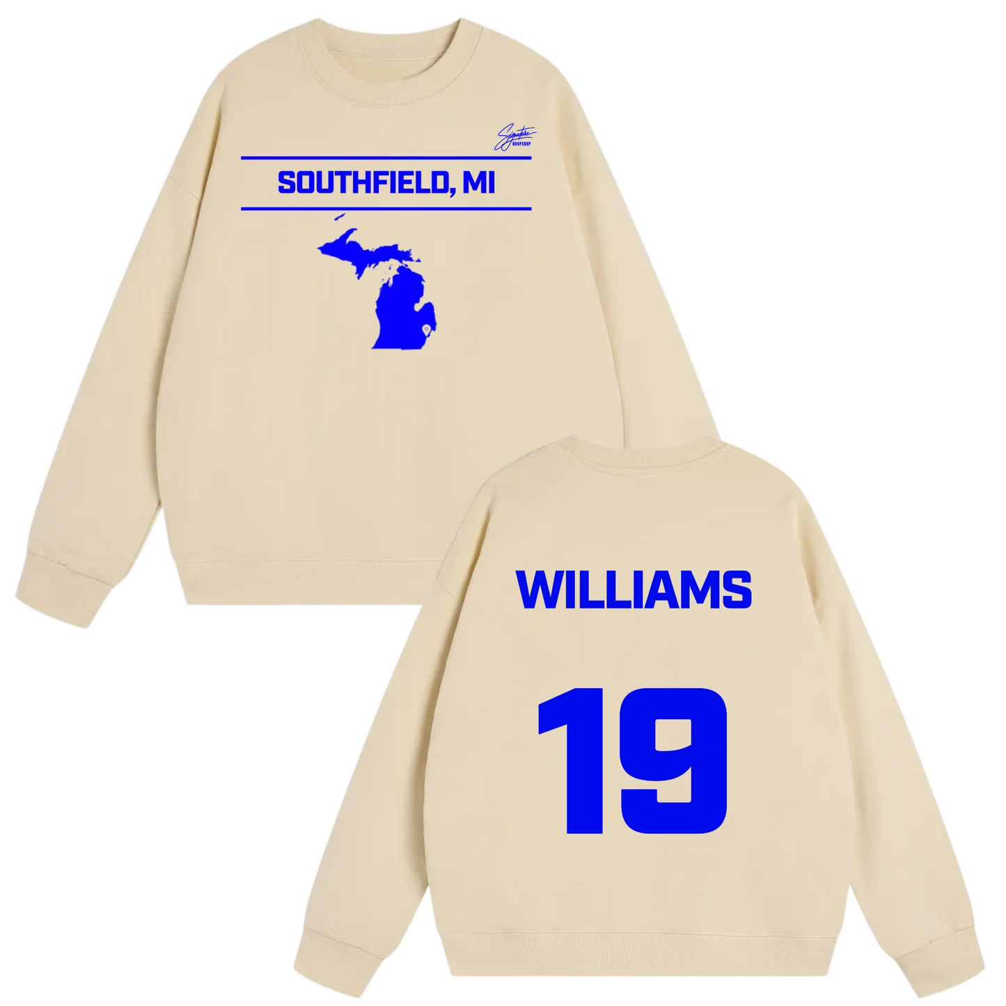 Demetrius Williams Heavyweight Crewneck Sweatshirt