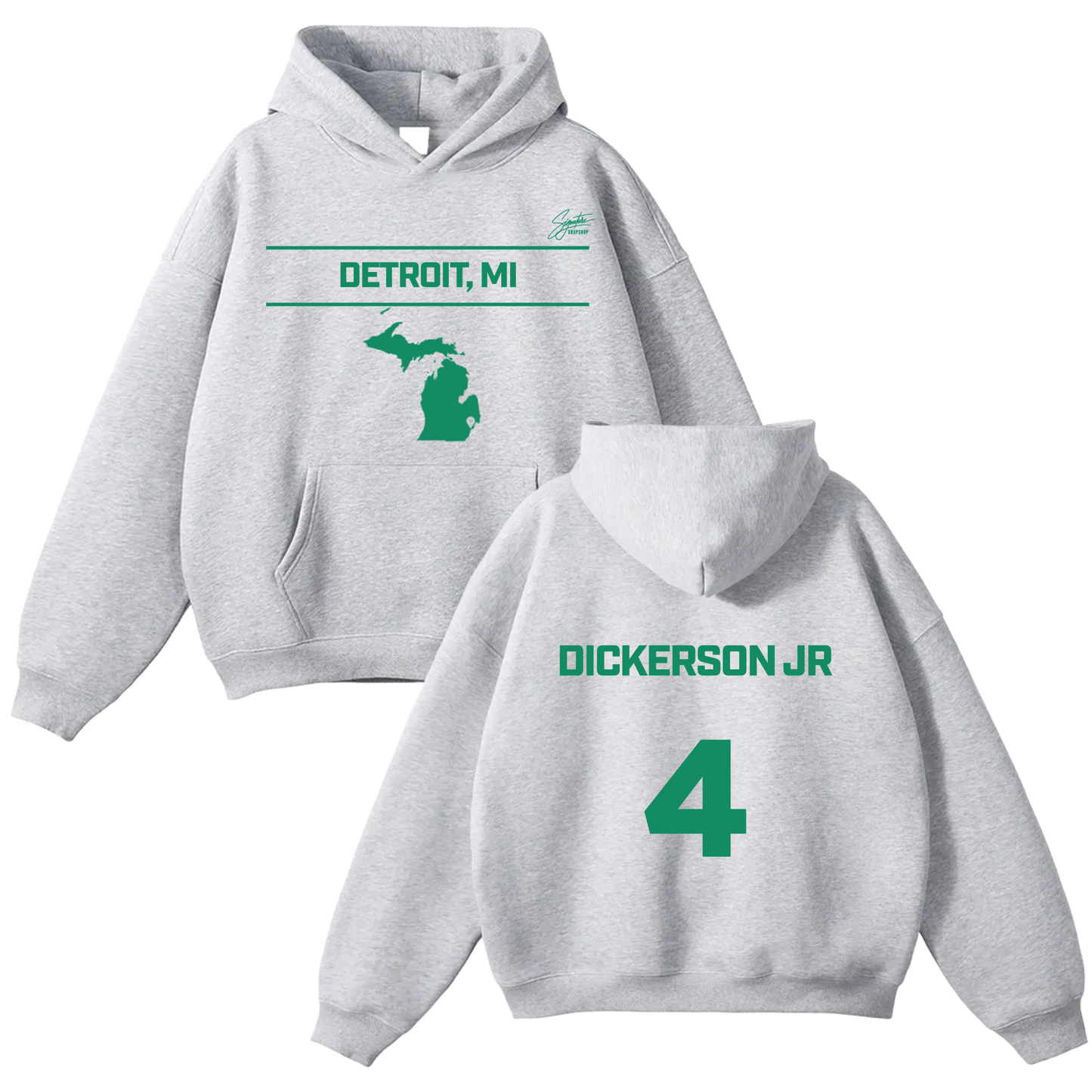 Kristopher Dickerson Jr Oversize Fleeced Hoodie