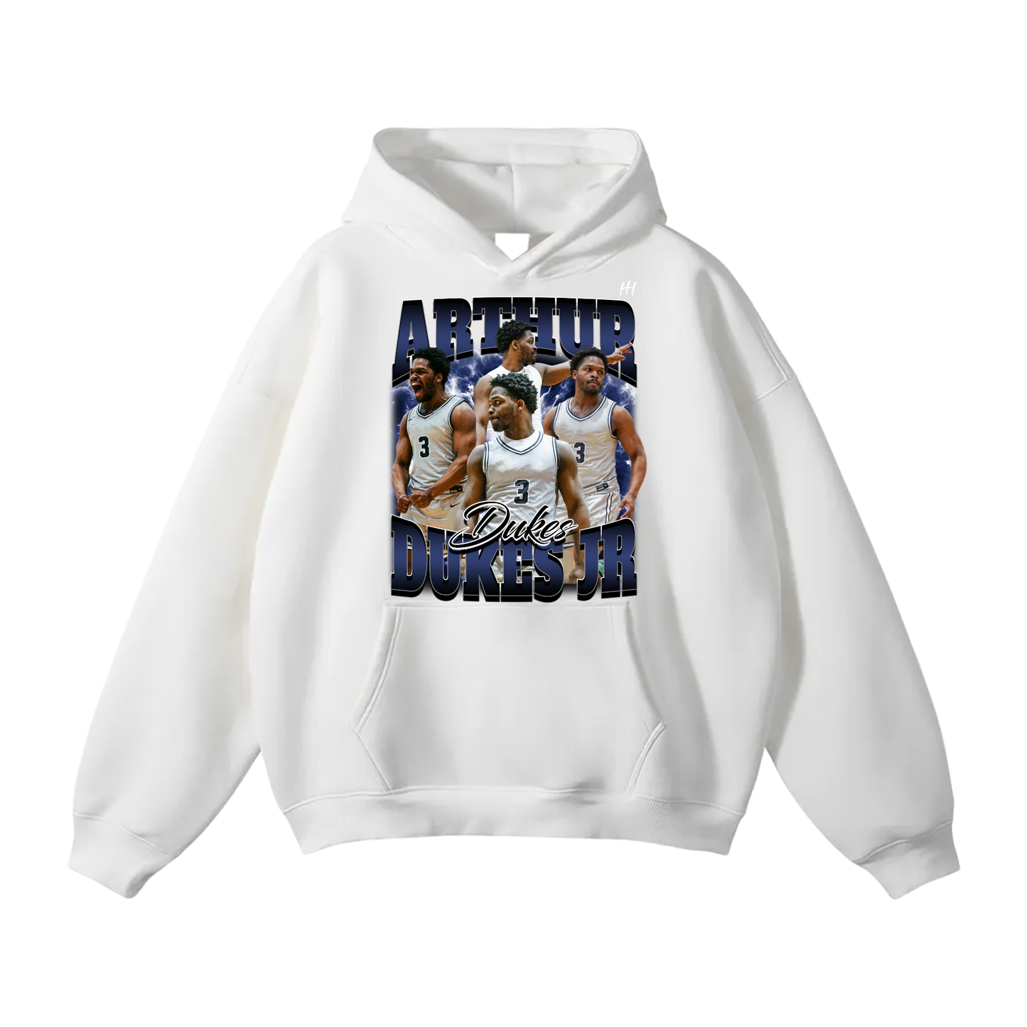 Arthur Dukes Jr Oversize Fleeced Hoodie