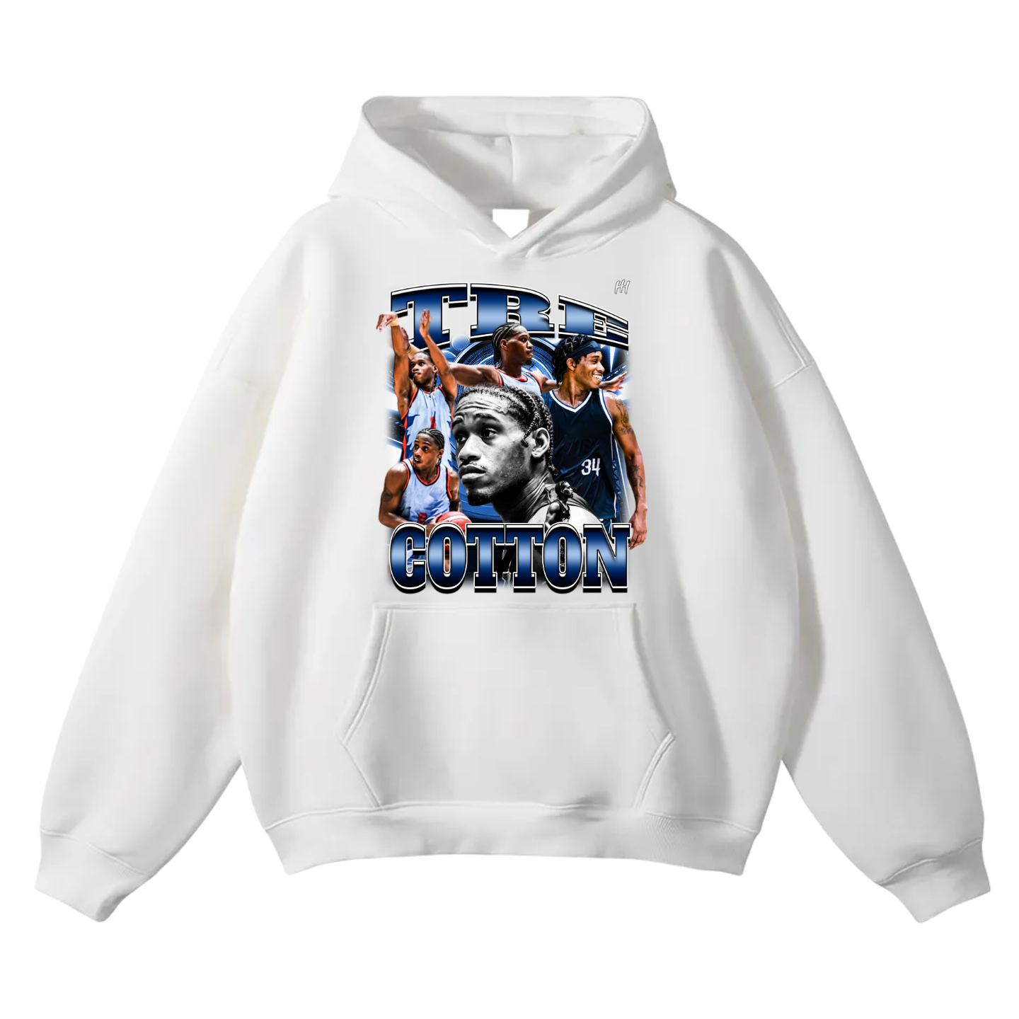 Tre Cotton Oversize Fleeced Hoodie