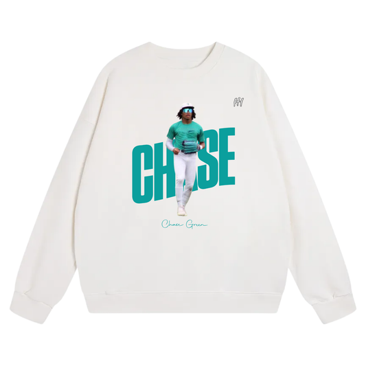 Chase Green Heavyweight Crewneck Sweatshirt