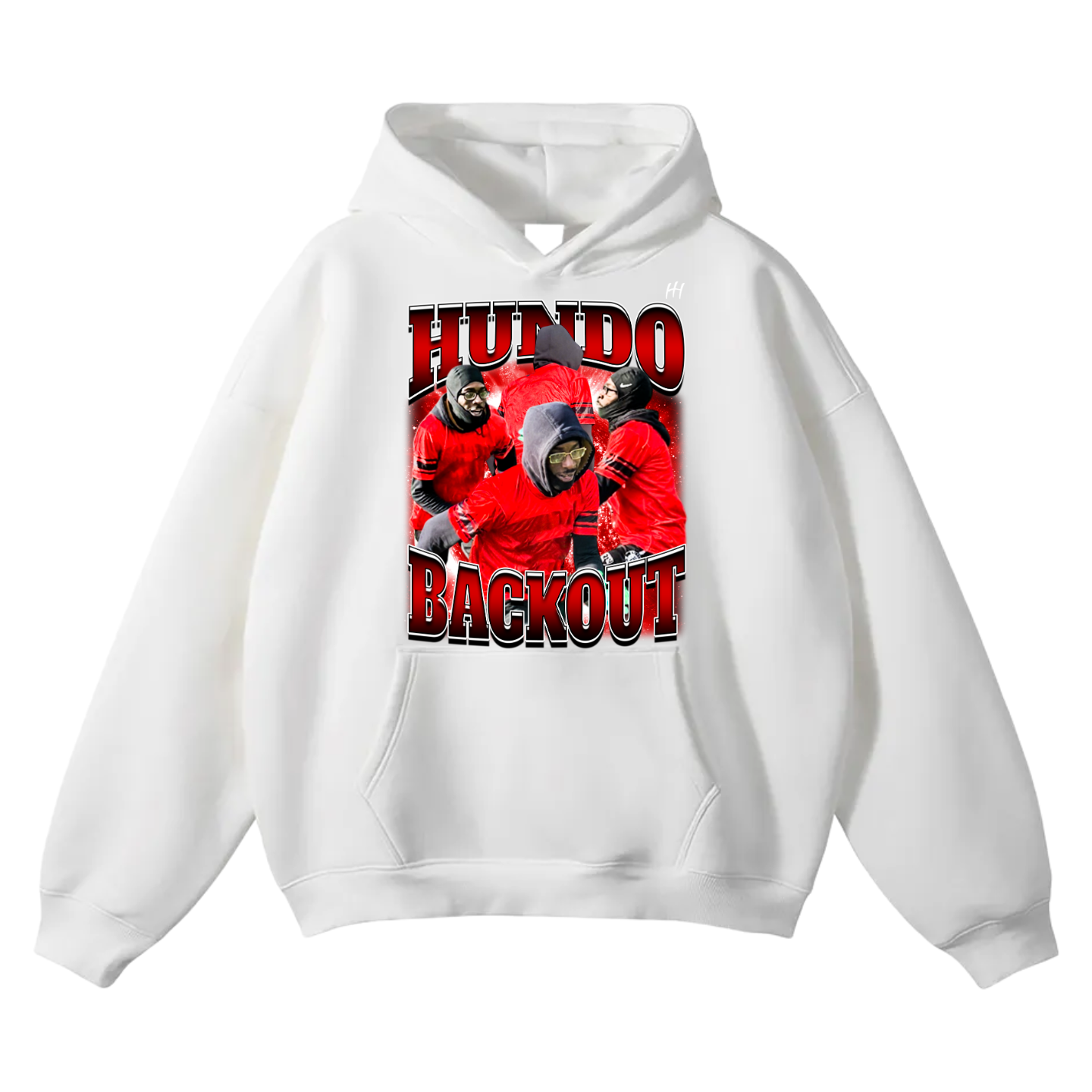 Hundo Backout Oversize Fleeced Hoodie