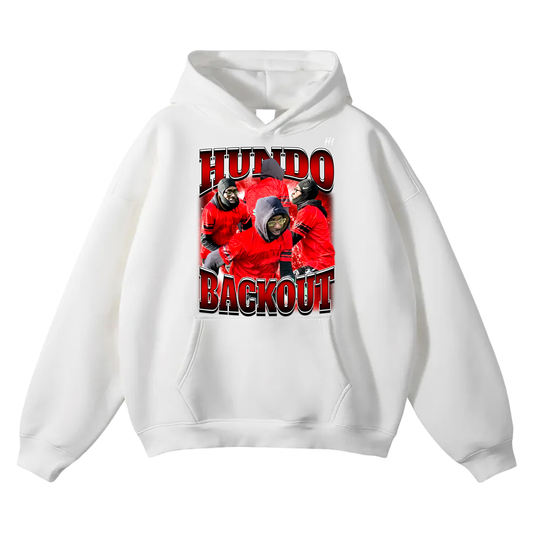 Hundo Backout Oversize Fleeced Hoodie