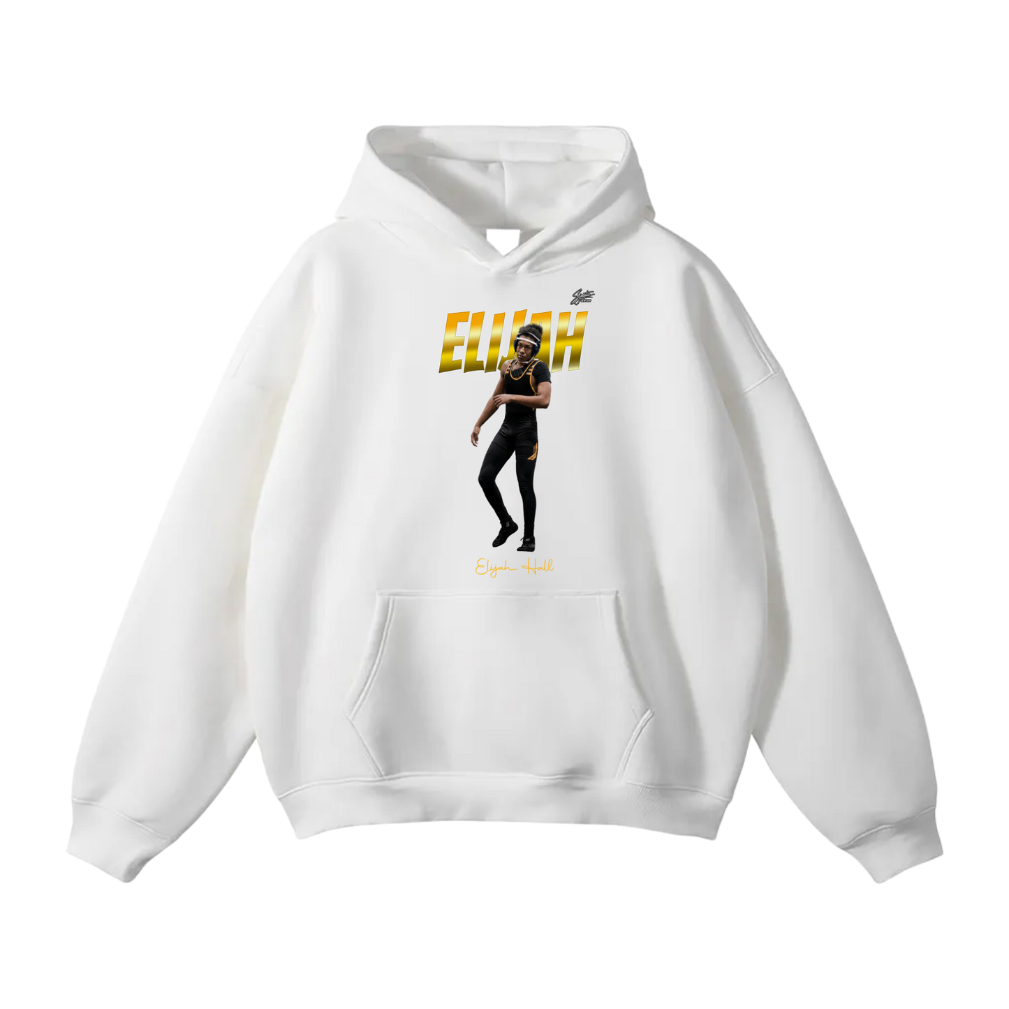 Elijah Hall Oversize Fleeced Hoodie