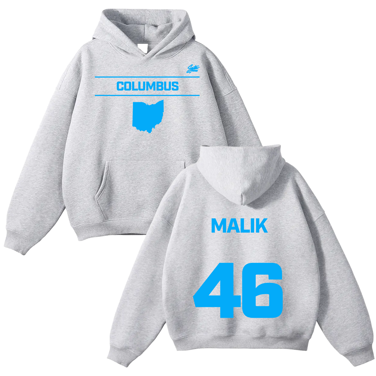 Malik Douthitt Oversize Fleeced Hoodie