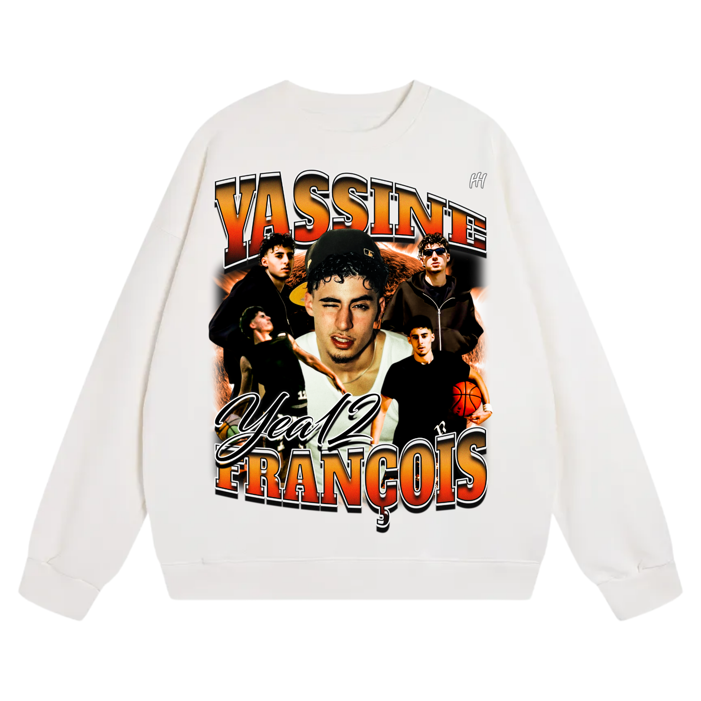 Yassine François Heavyweight Crewneck Sweatshirt