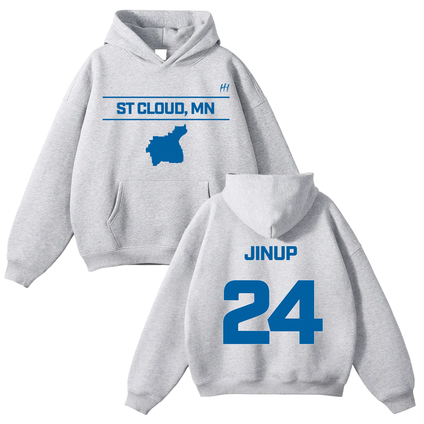 Jinup Dobuol Oversize Fleeced Hoodie