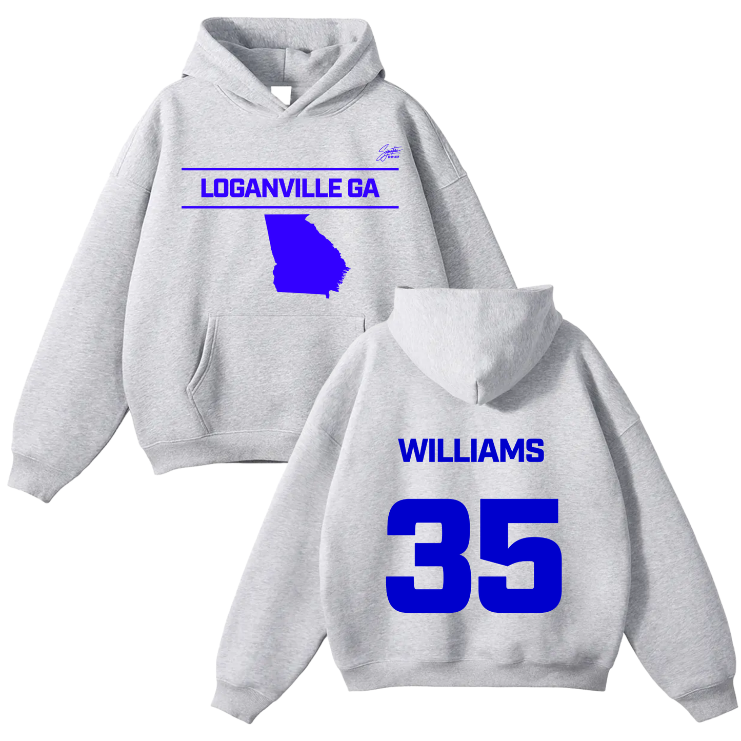 Jeremiah Williams Oversize Fleeced Hoodie