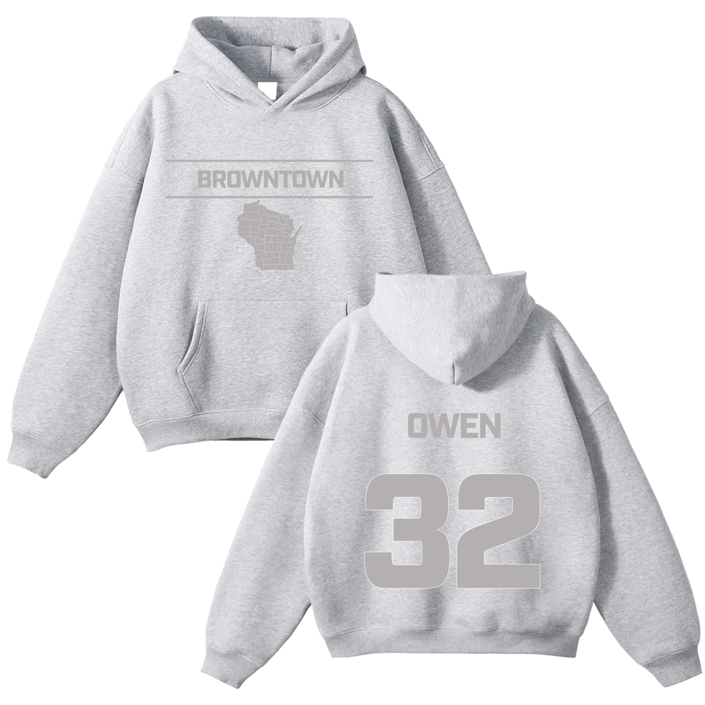 Owen Hopkins Oversize Fleeced Hoodie
