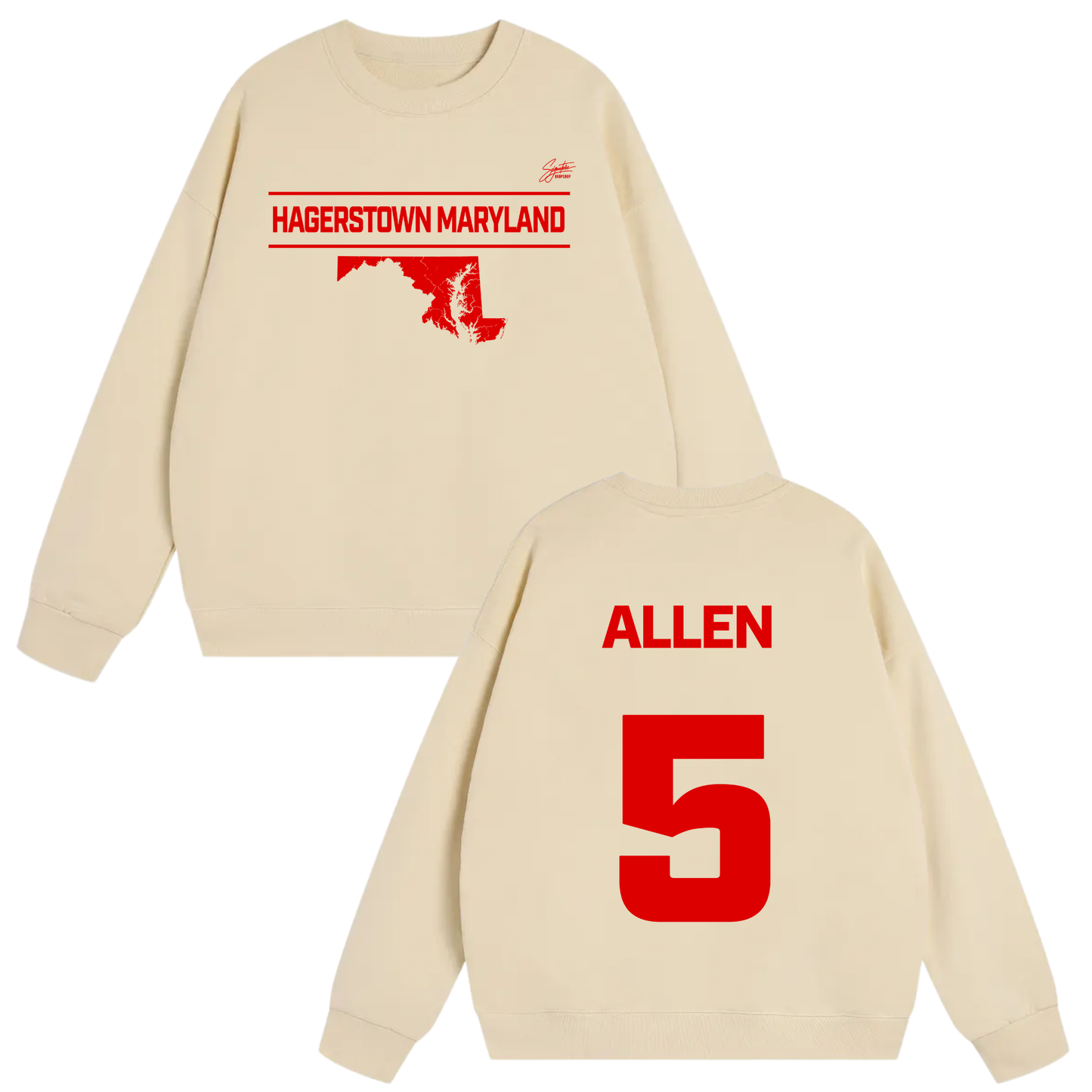 Aaliyah Allen Heavyweight Crewneck Sweatshirt