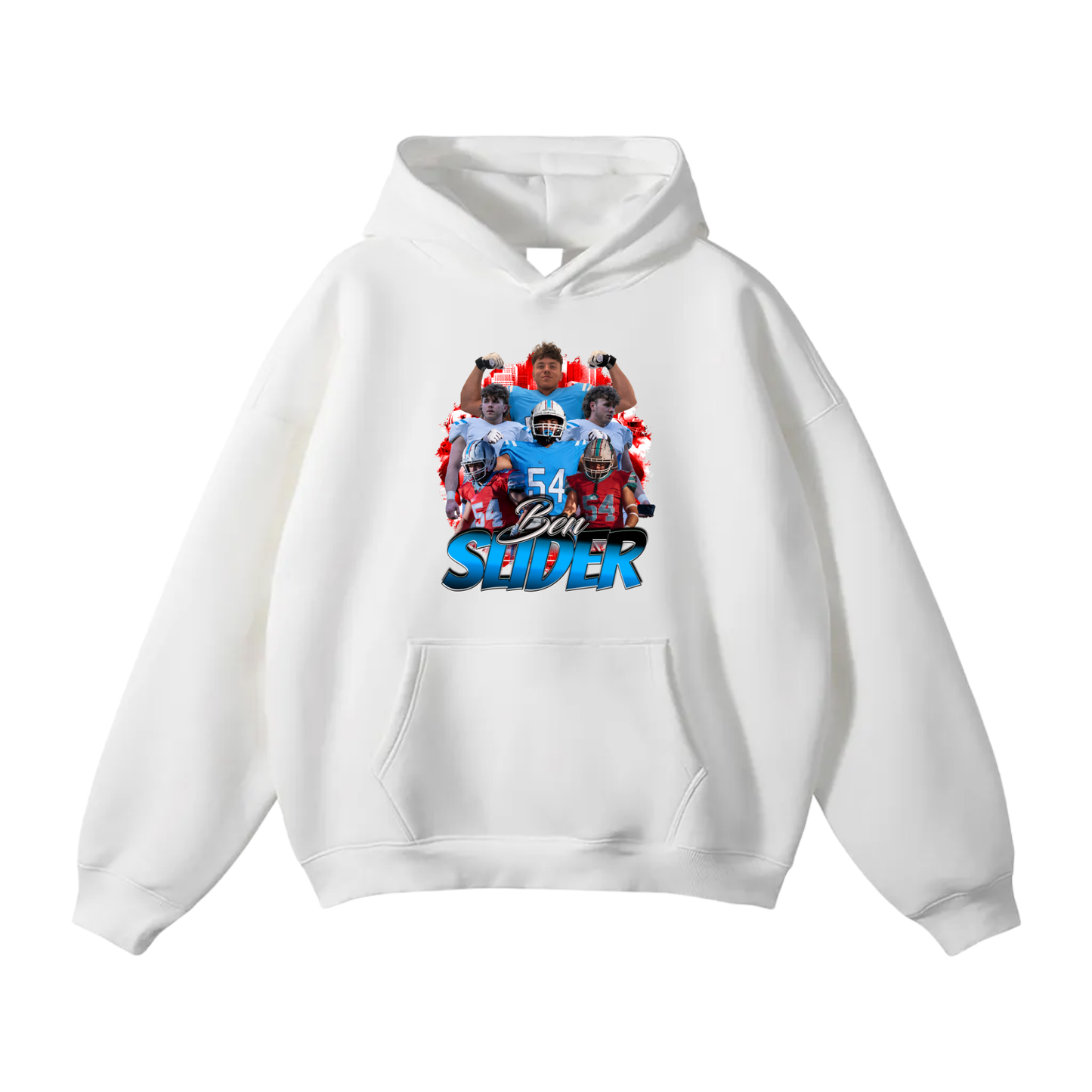 Ben Slider Oversize Fleeced Hoodie