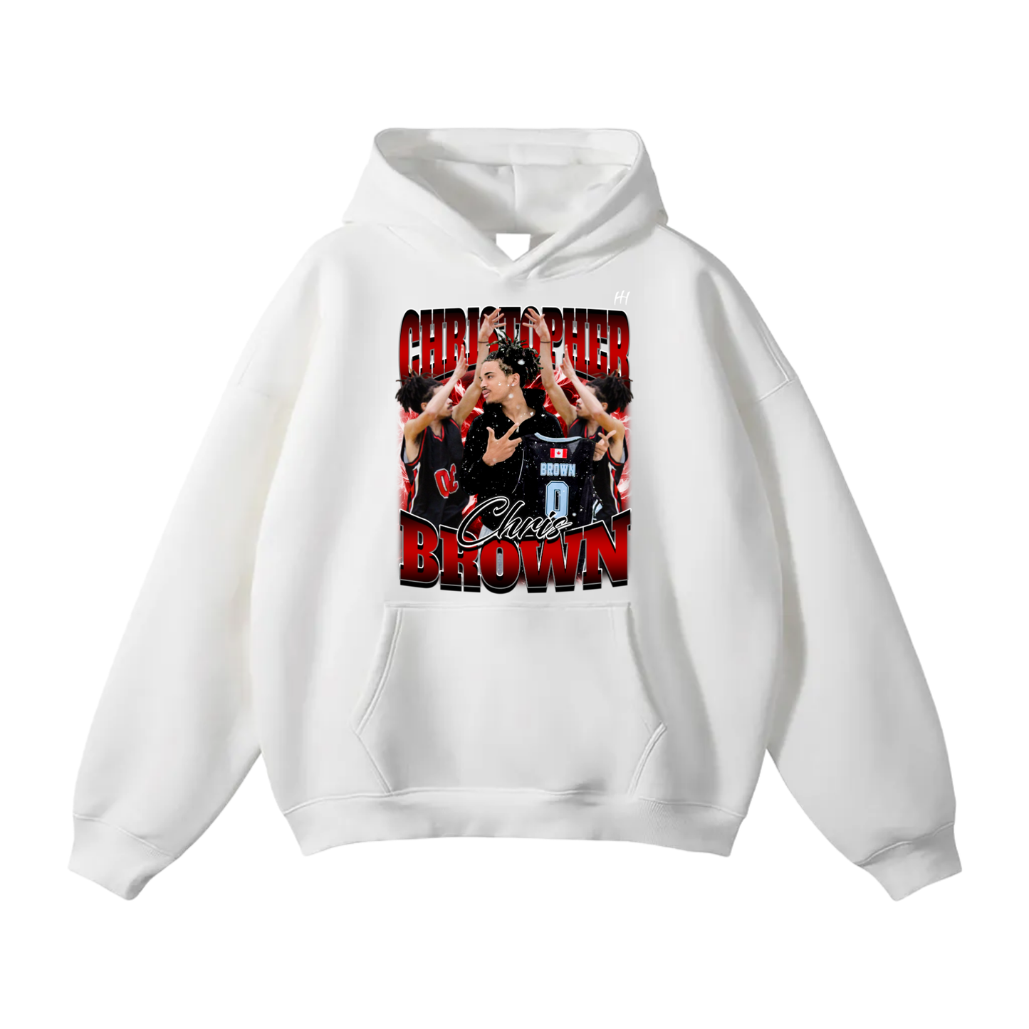 Christopher Brown Oversize Fleeced Hoodie