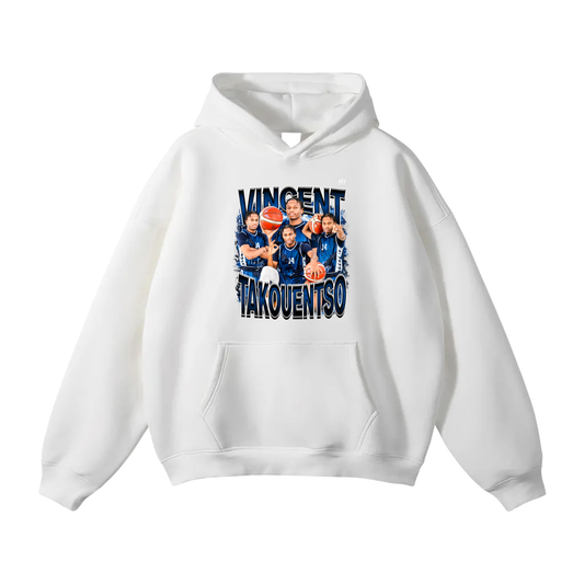 Vincent TAKOUENTSO Oversize Fleeced Hoodie