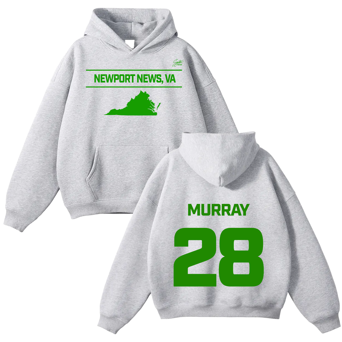 Carlin Murray Oversize Fleeced Hoodie