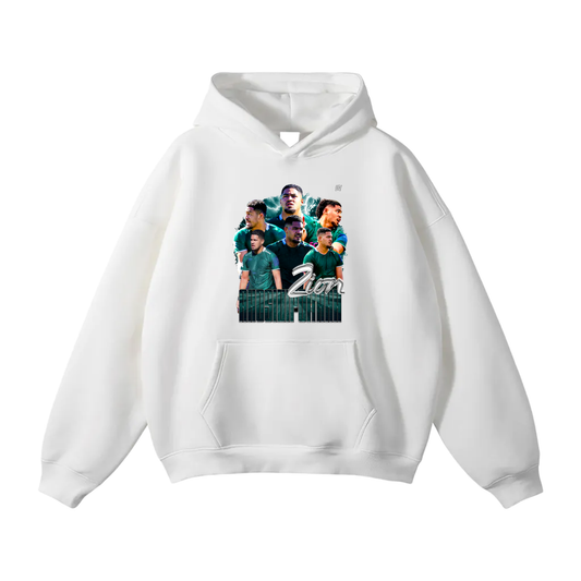 Zion Ahosivi-Poitaha Oversize Fleeced Hoodie