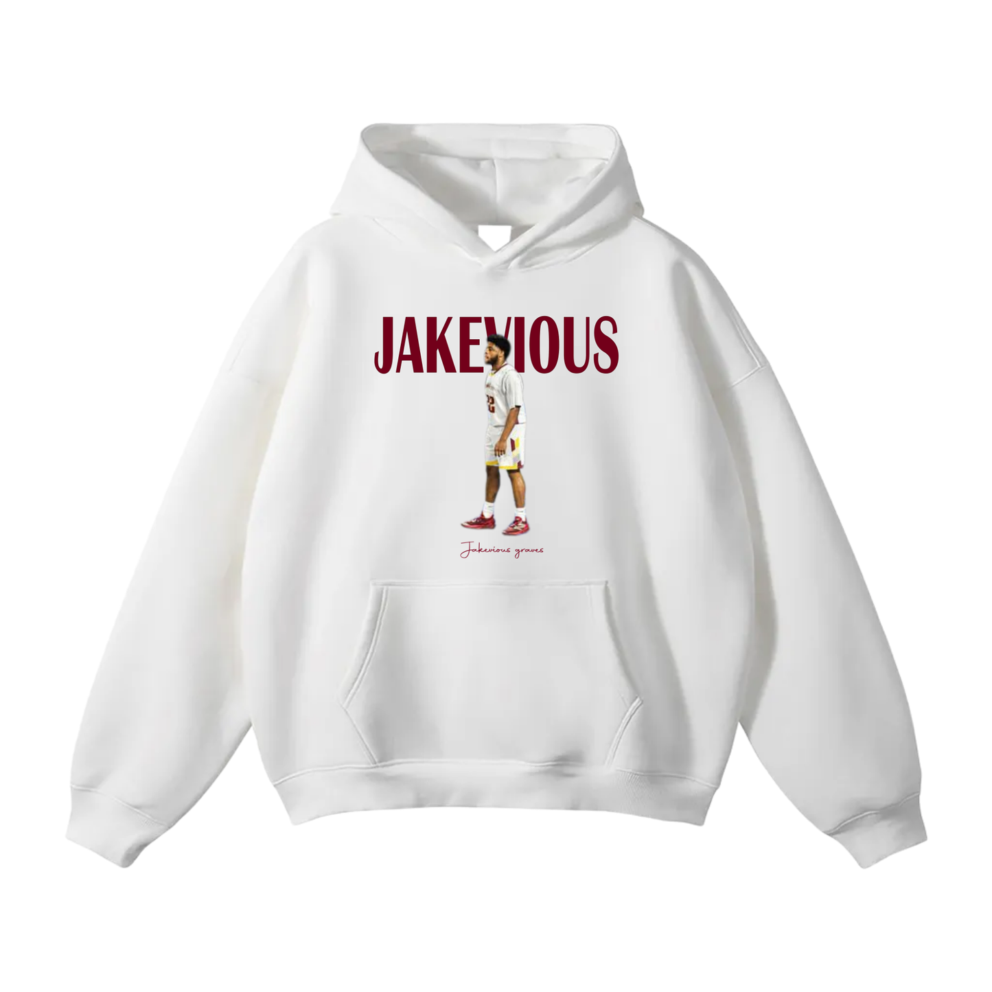 Jakevious Graves Oversize Fleeced Hoodie