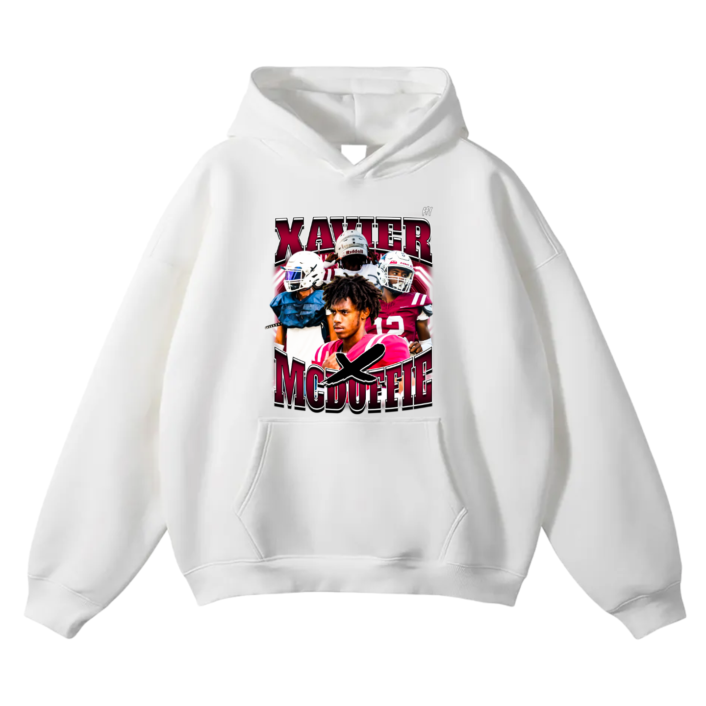Xavier mcduffie Oversize Fleeced Hoodie