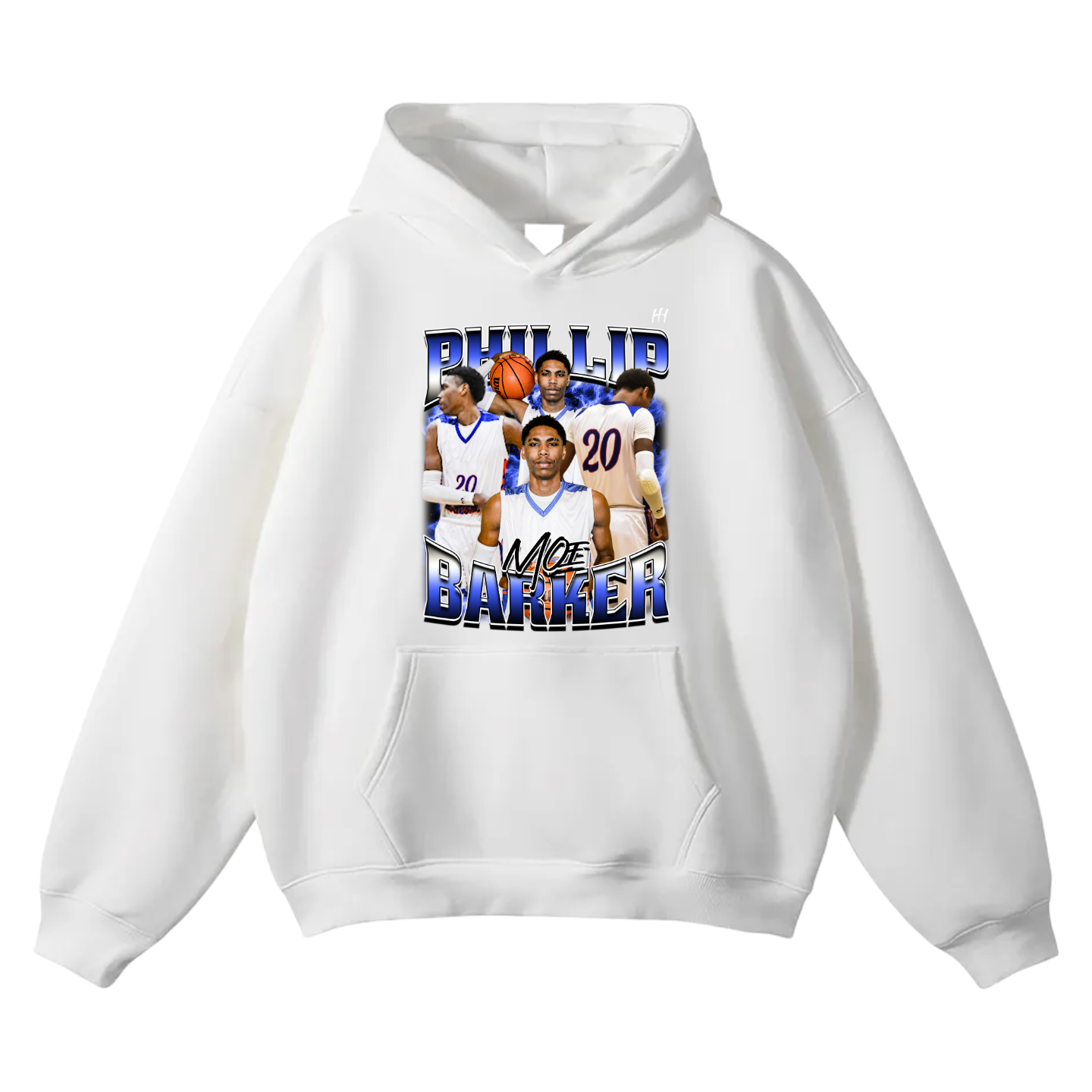 Phillip Barker Oversize Fleeced Hoodie