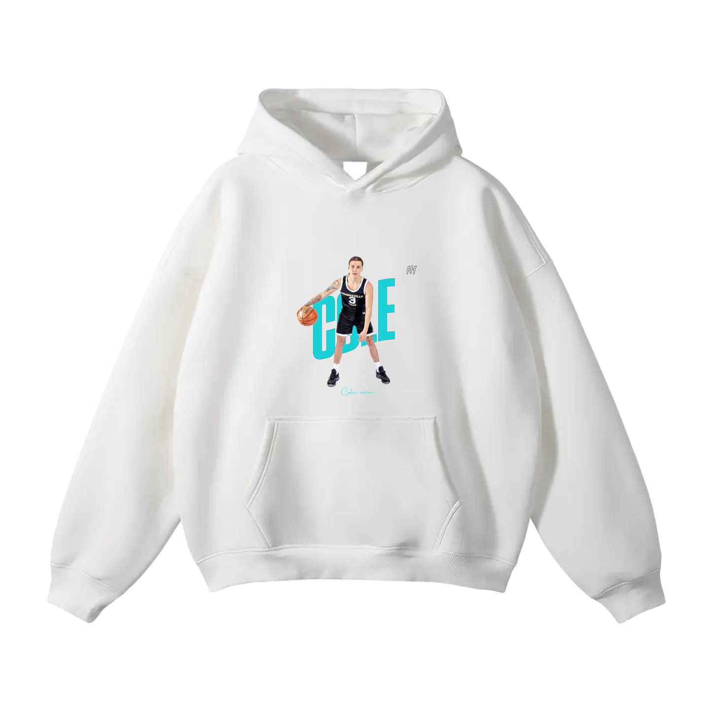 Cole Arrow Oversize Fleeced Hoodie