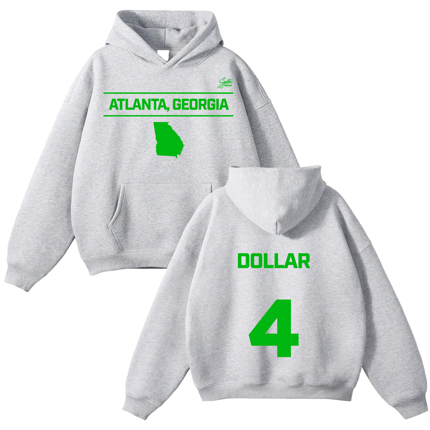 Jaylen Dollar Oversize Fleeced Hoodie