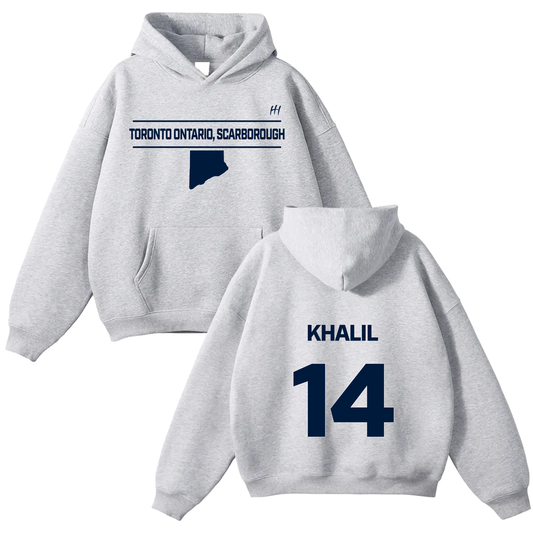 Khalil Nathanial Kirk Patrick Miller Oversize Fleeced Hoodie