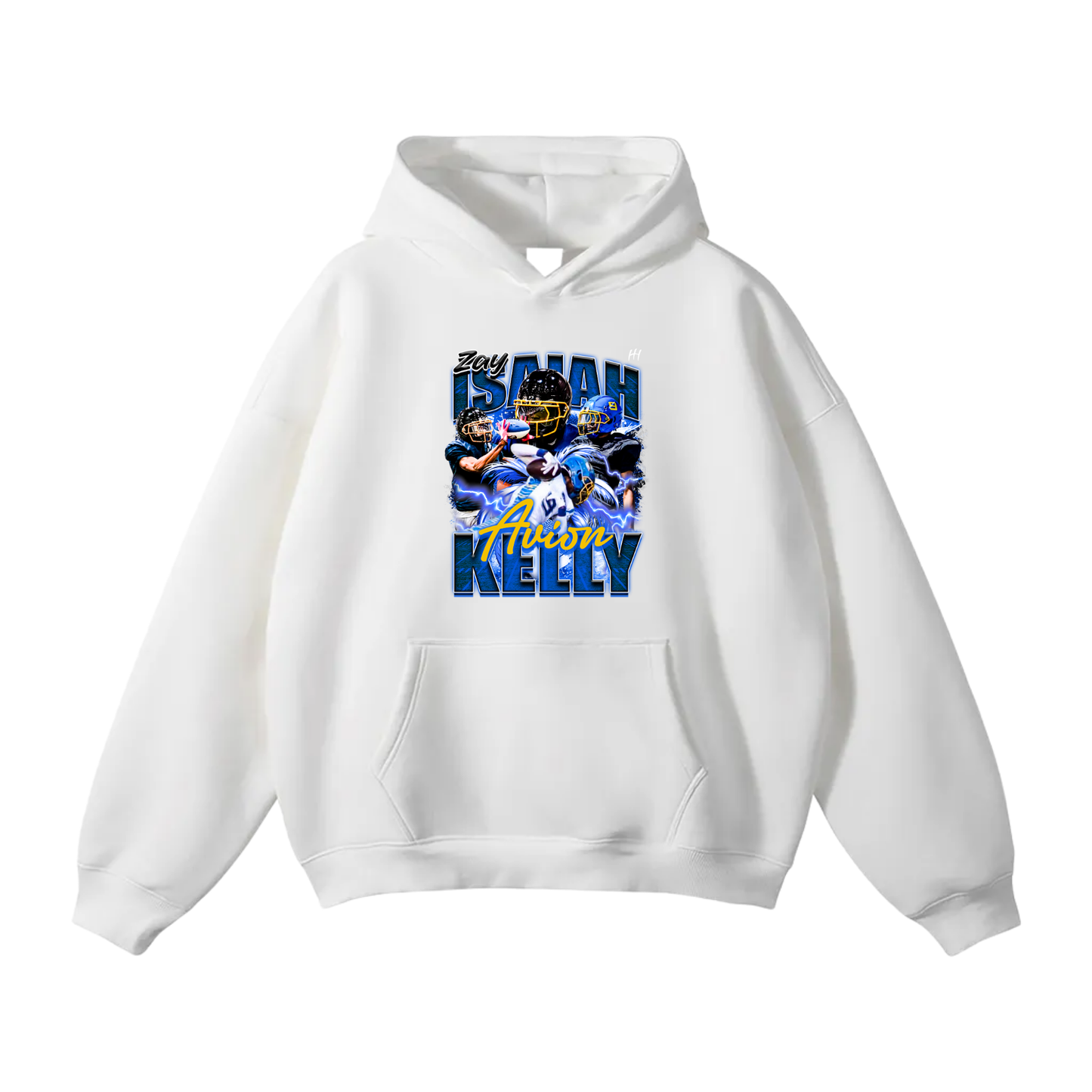 Isaiah Avion Kelly Oversize Fleeced Hoodie