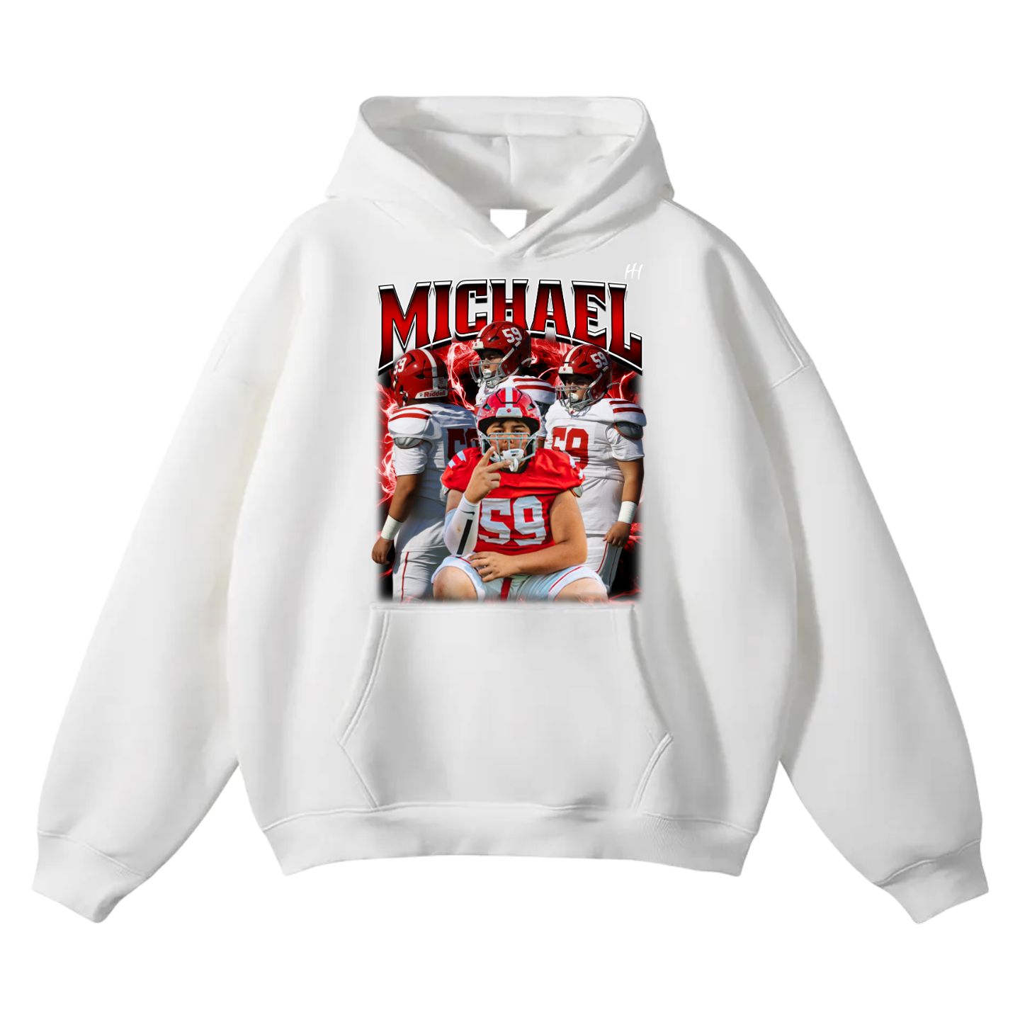 Michael Yaegle Oversize Fleeced Hoodie