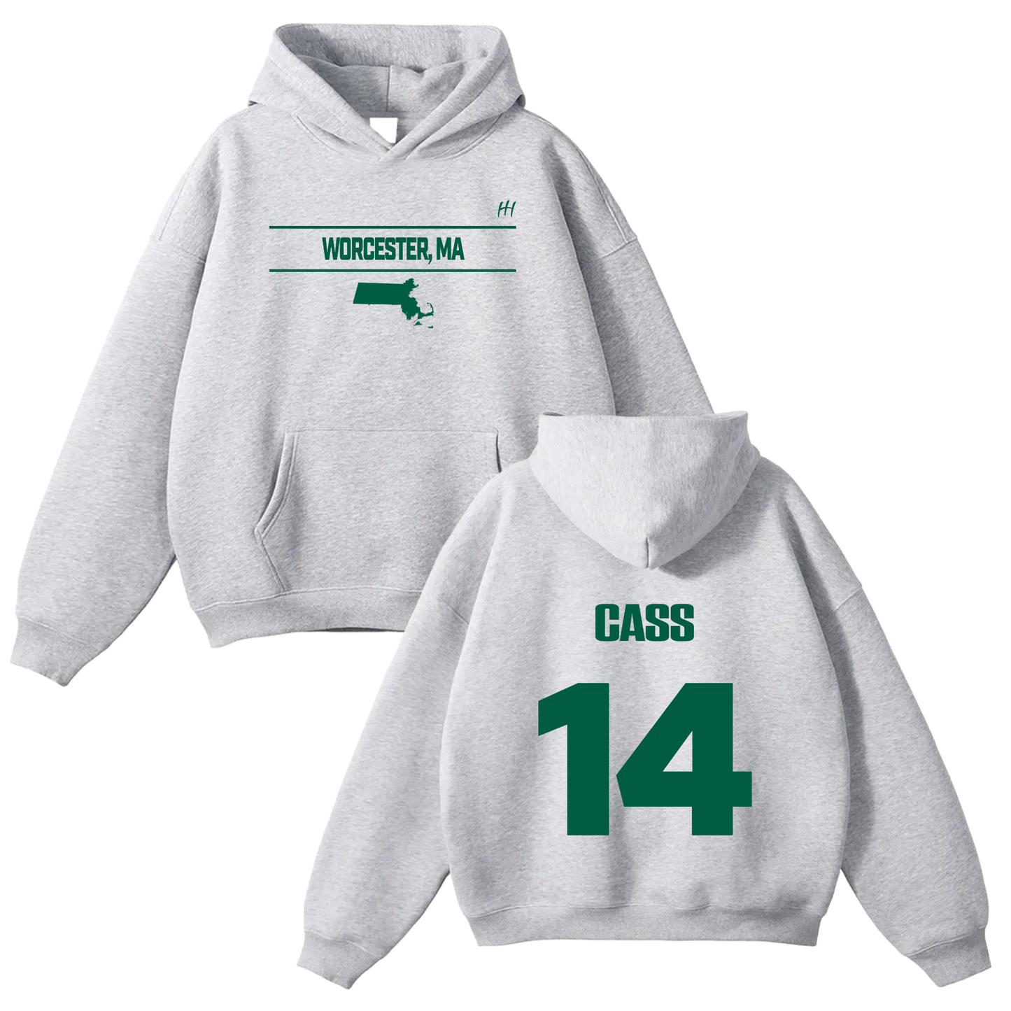 Cassidy Bonsu Oversize Fleeced Hoodie
