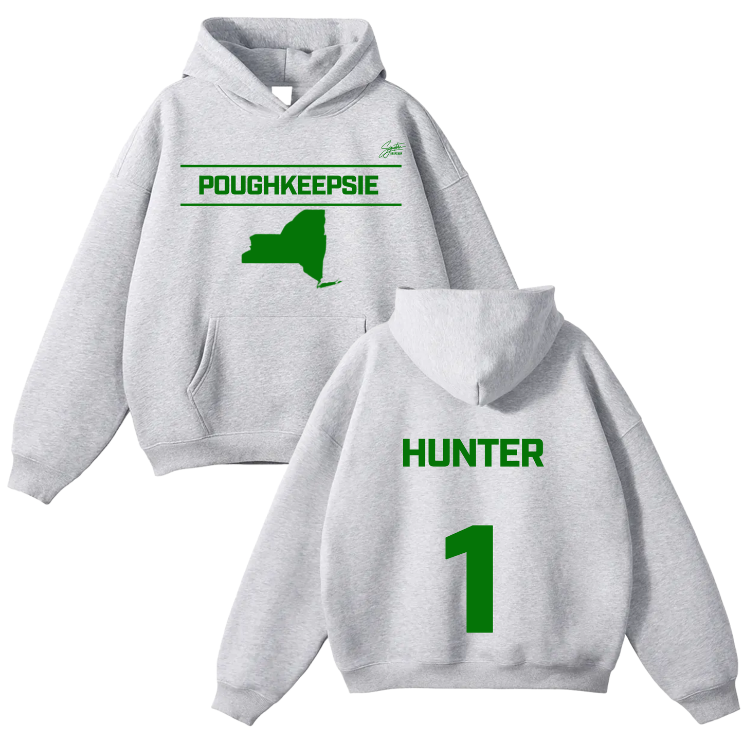 Khamani Hunter Oversize Fleeced Hoodie