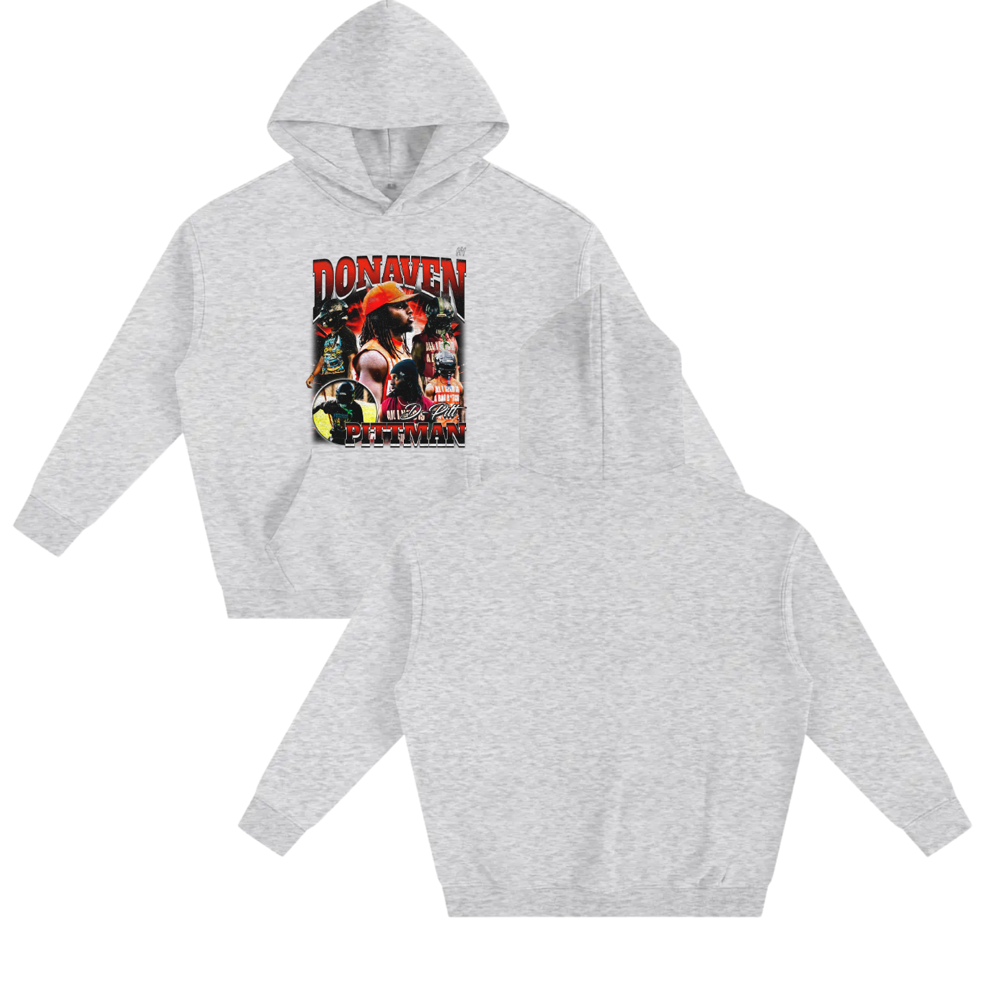 Donaven Pittman Oversize Fleeced Hoodie