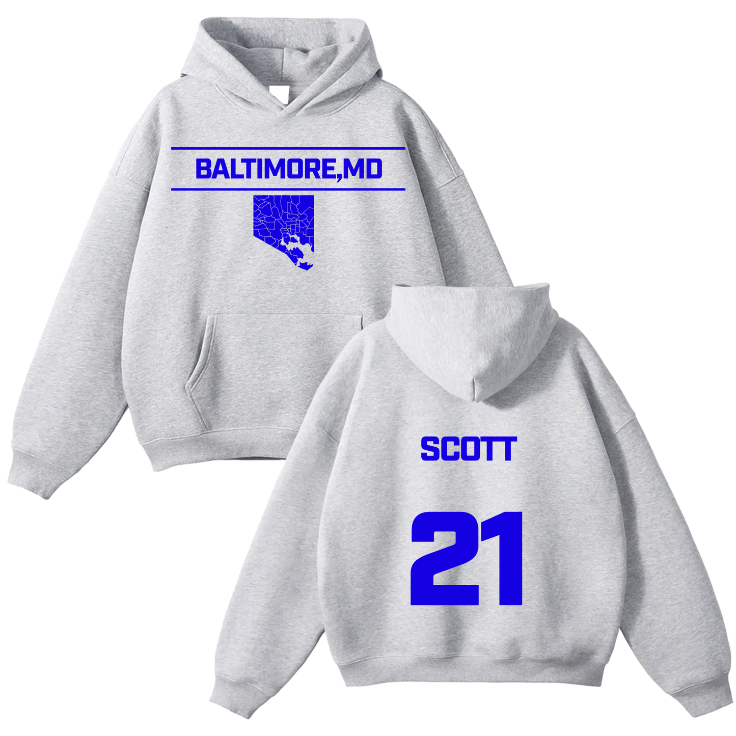 Kamren Scott Oversize Fleeced Hoodie