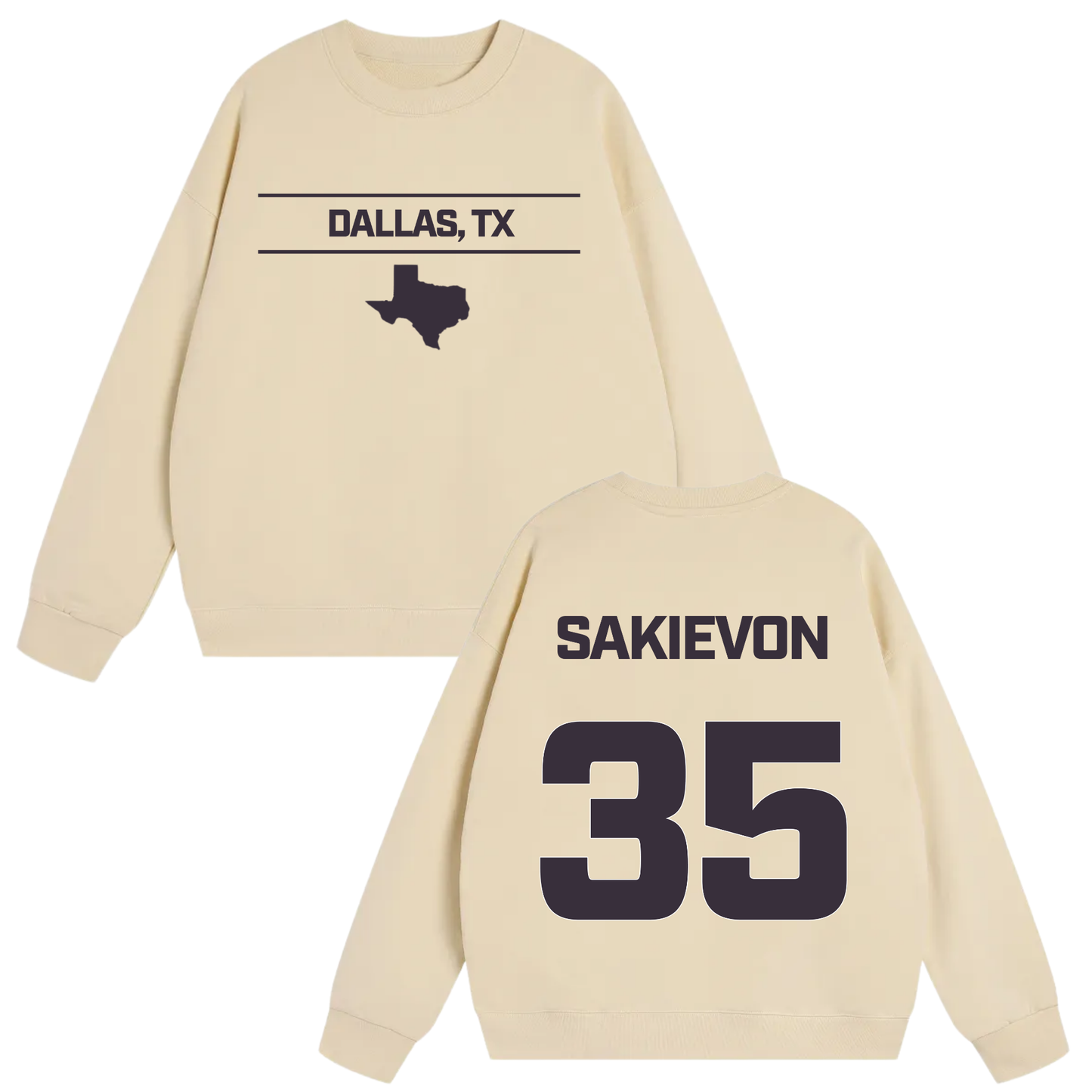 Sakievon Gordwin Heavyweight Crewneck Sweatshirt