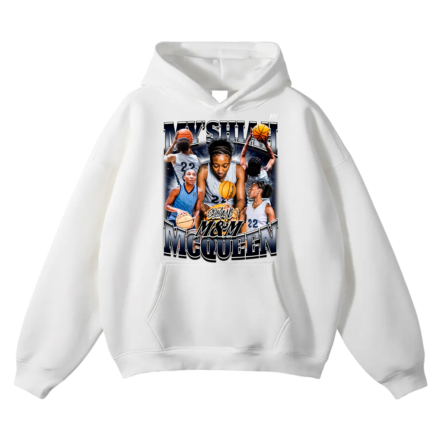 My'Shiah McQueen Oversize Fleeced Hoodie