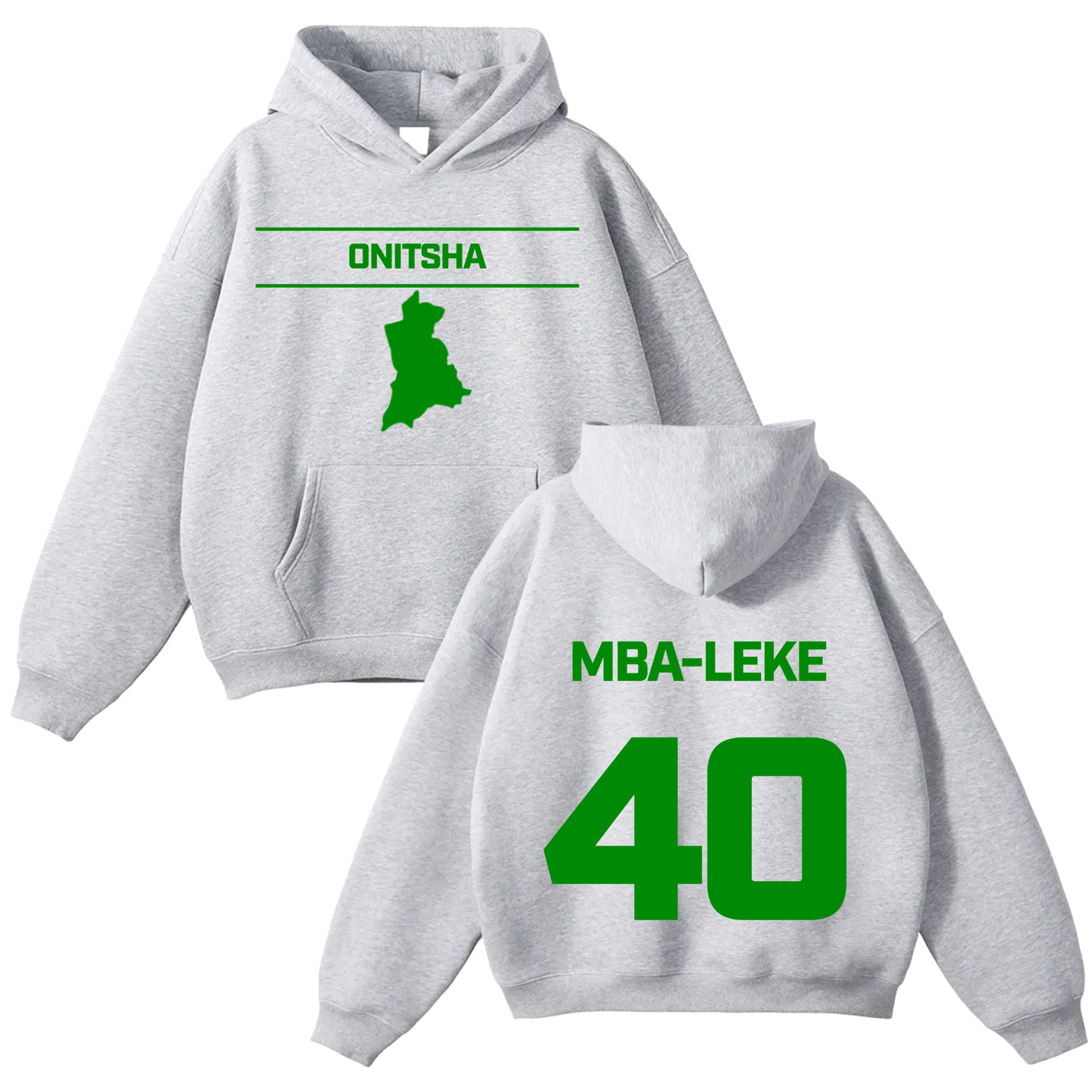 Nnamdi Mba-leke Oversize Fleeced Hoodie
