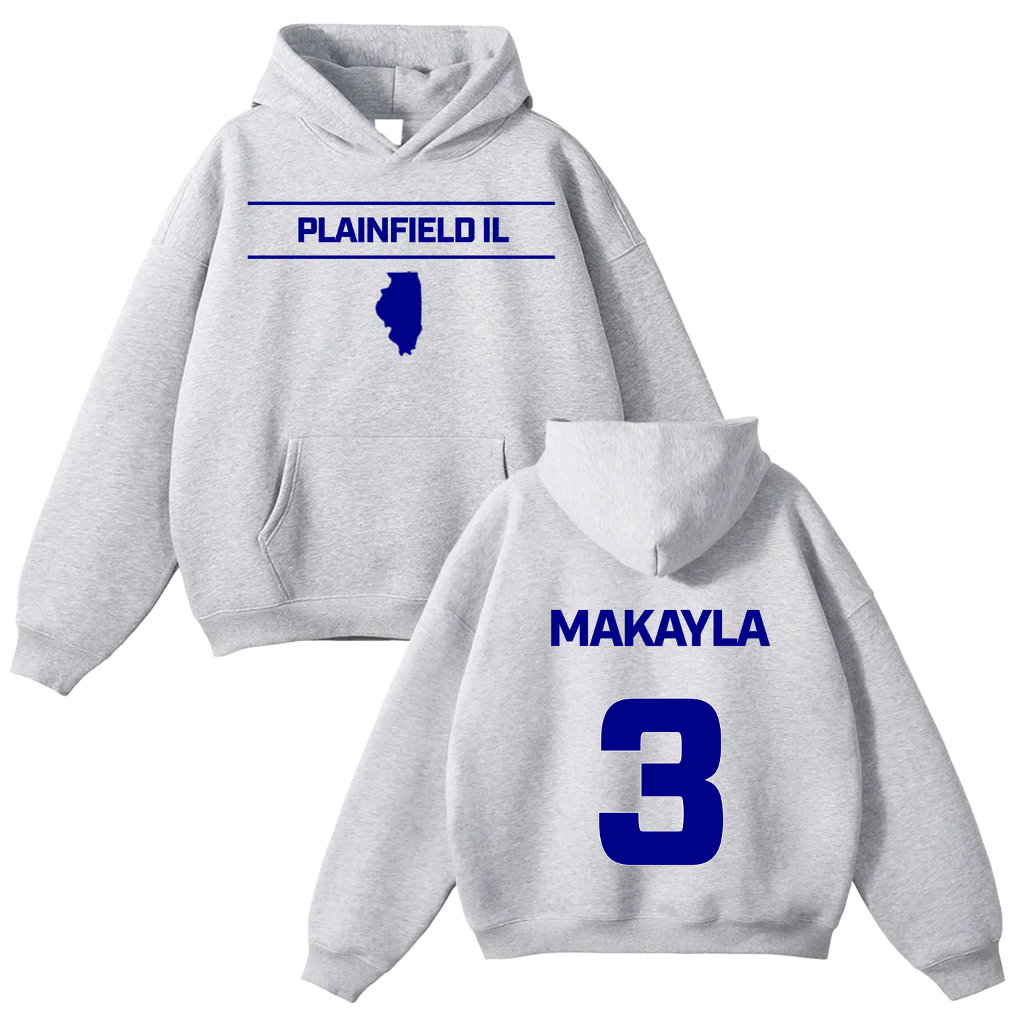 Makayla Hill Oversize Fleeced Hoodie
