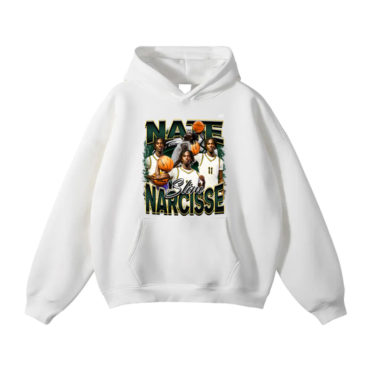 Nate Narcisse Oversize Fleeced Hoodie