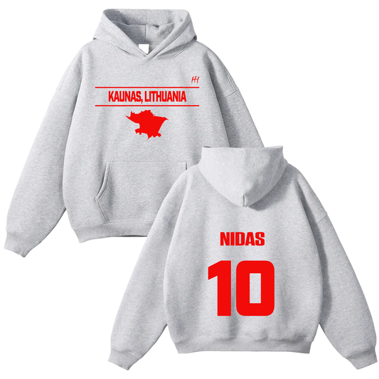 Nidas Paulauskas Oversize Fleeced Hoodie