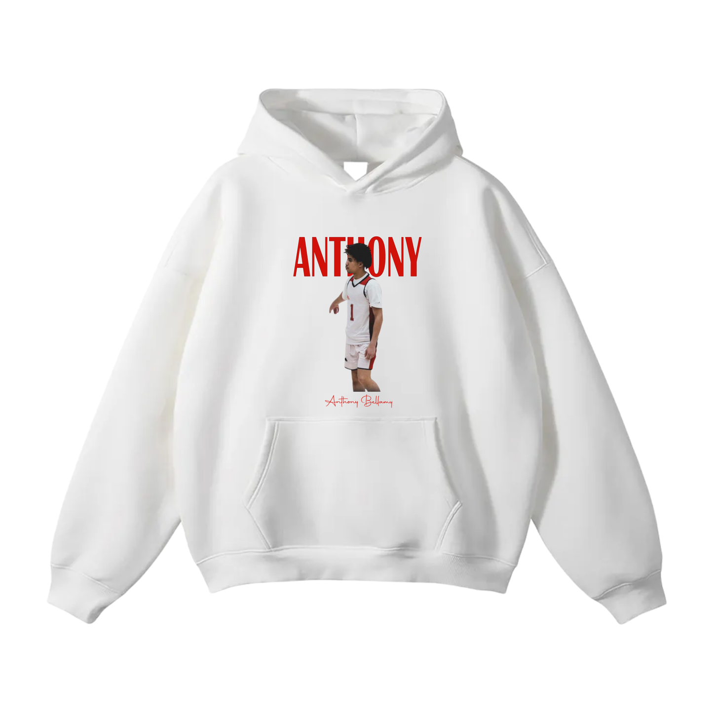 Anthony Bellamy Oversize Fleeced Hoodie