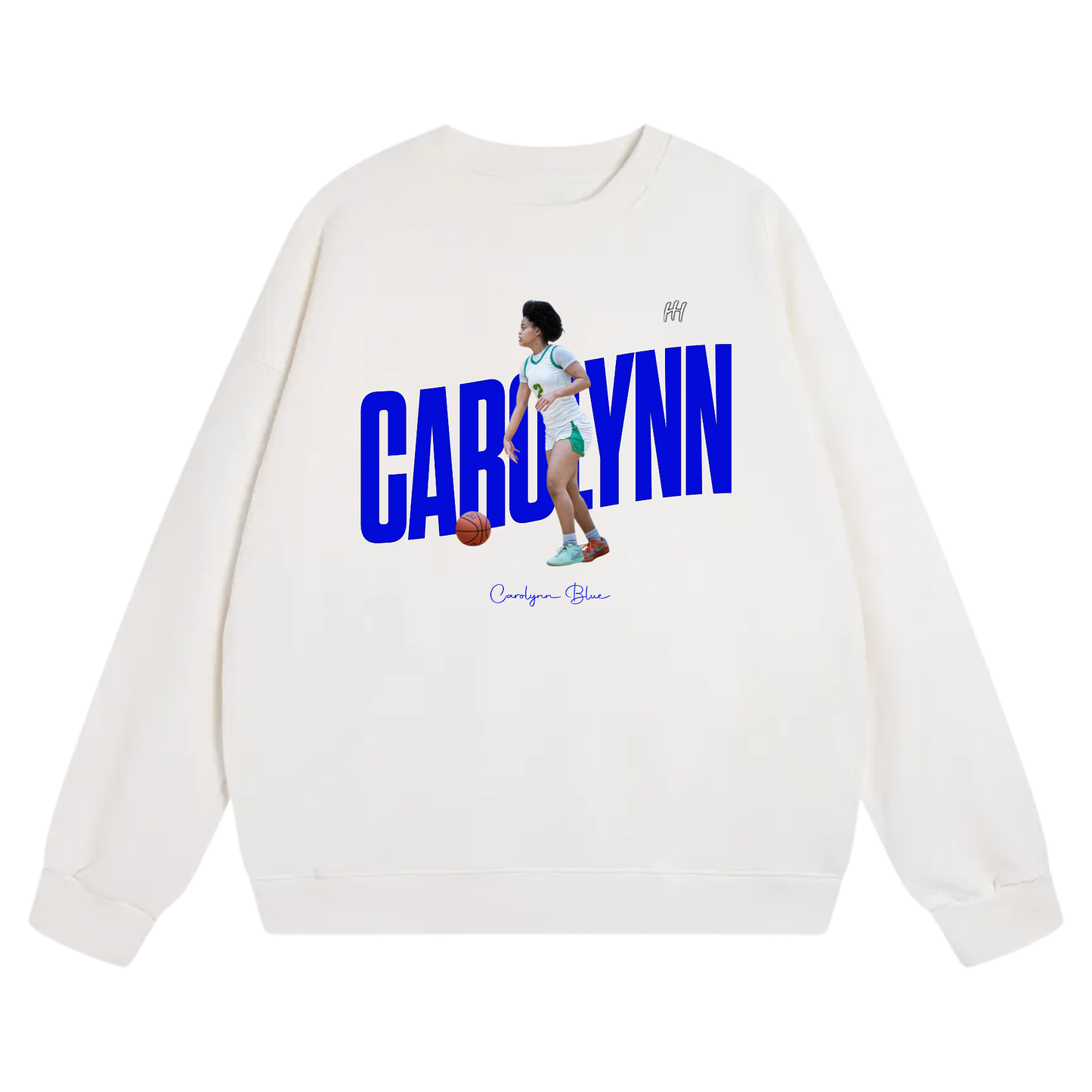 Carolynn Blue Heavyweight Crewneck Sweatshirt