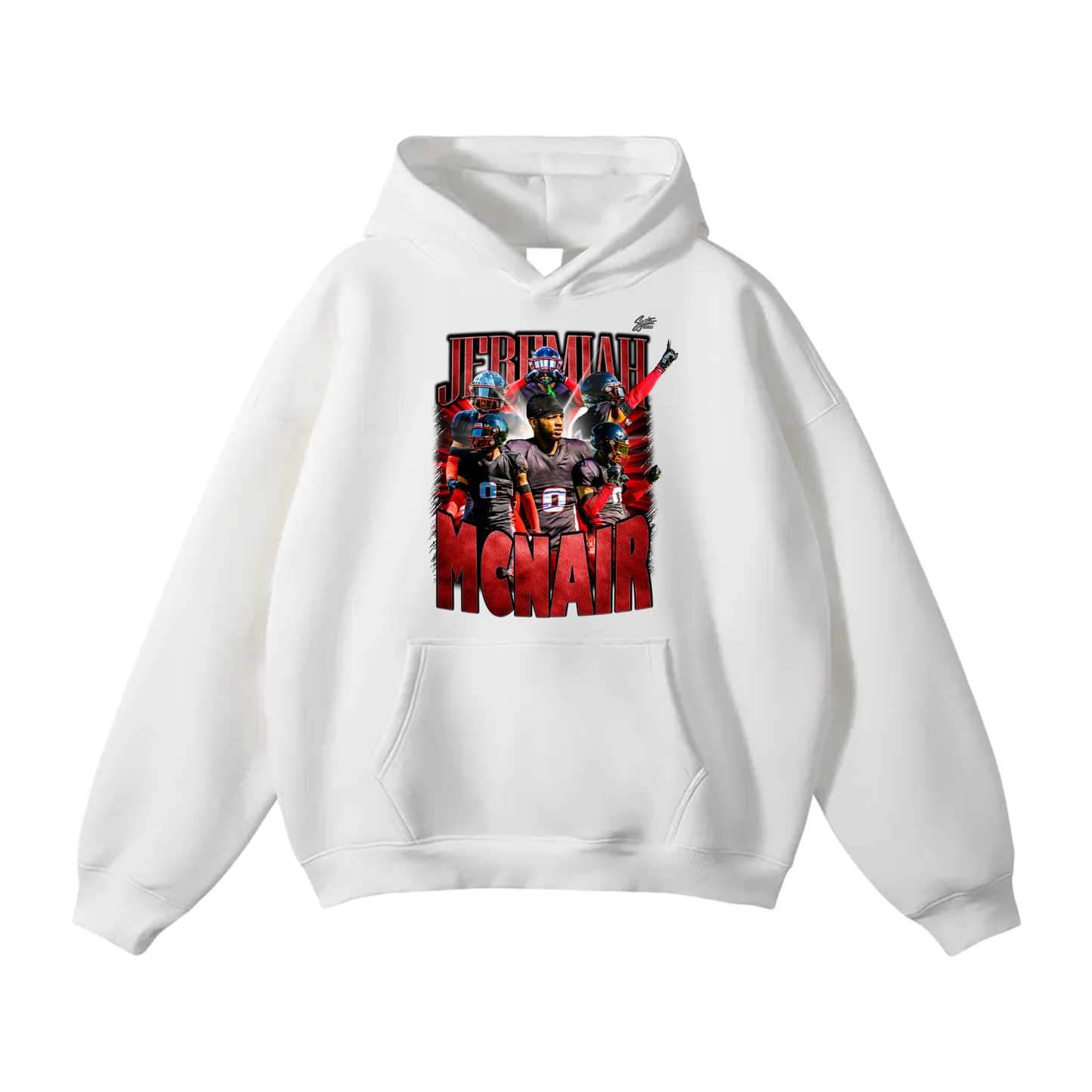 Jeremiah McNair Oversize Fleeced Hoodie