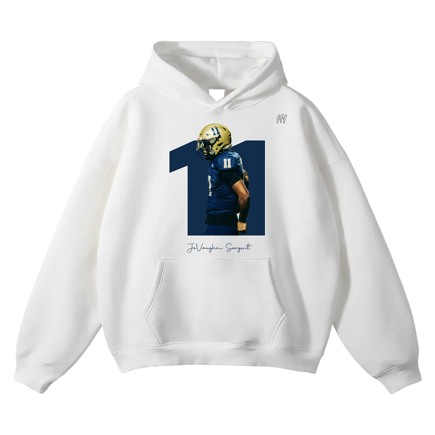 JeVaughn Sargent Oversize Fleeced Hoodie