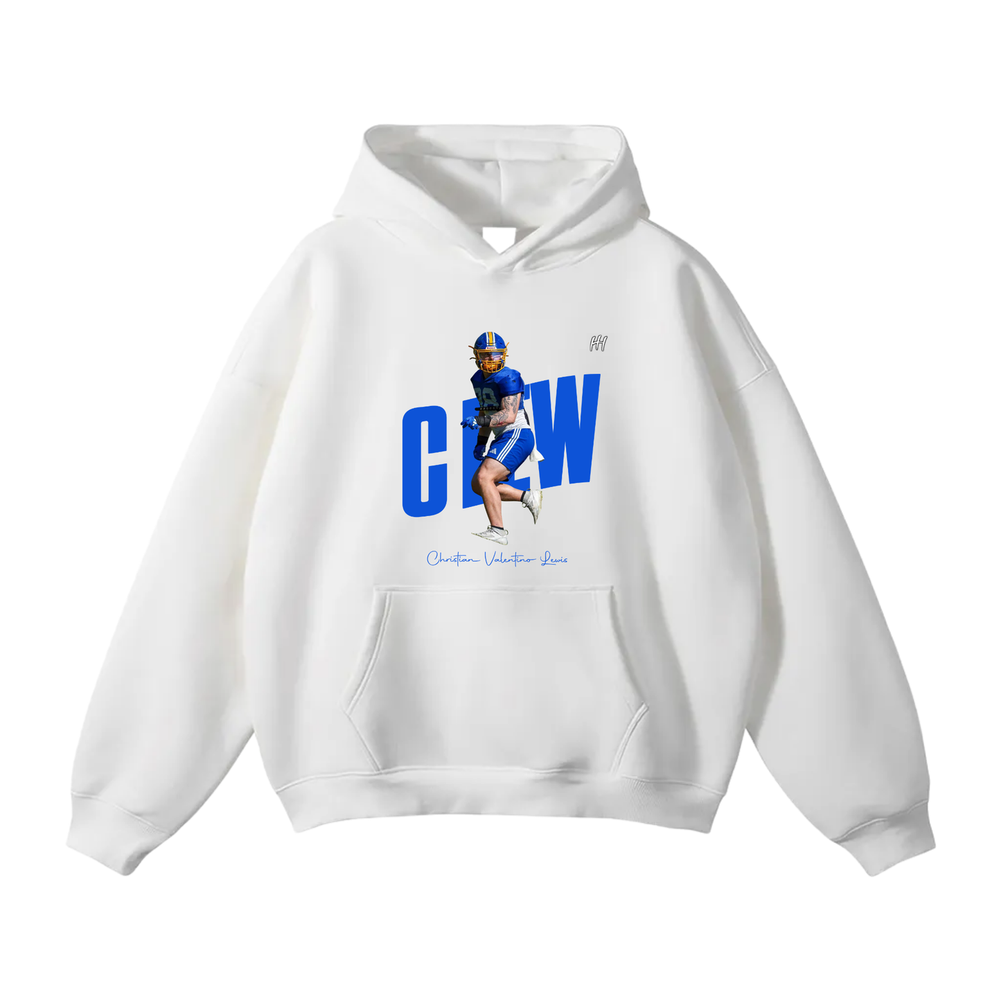 Christian Valentino Lewis Oversize Fleeced Hoodie
