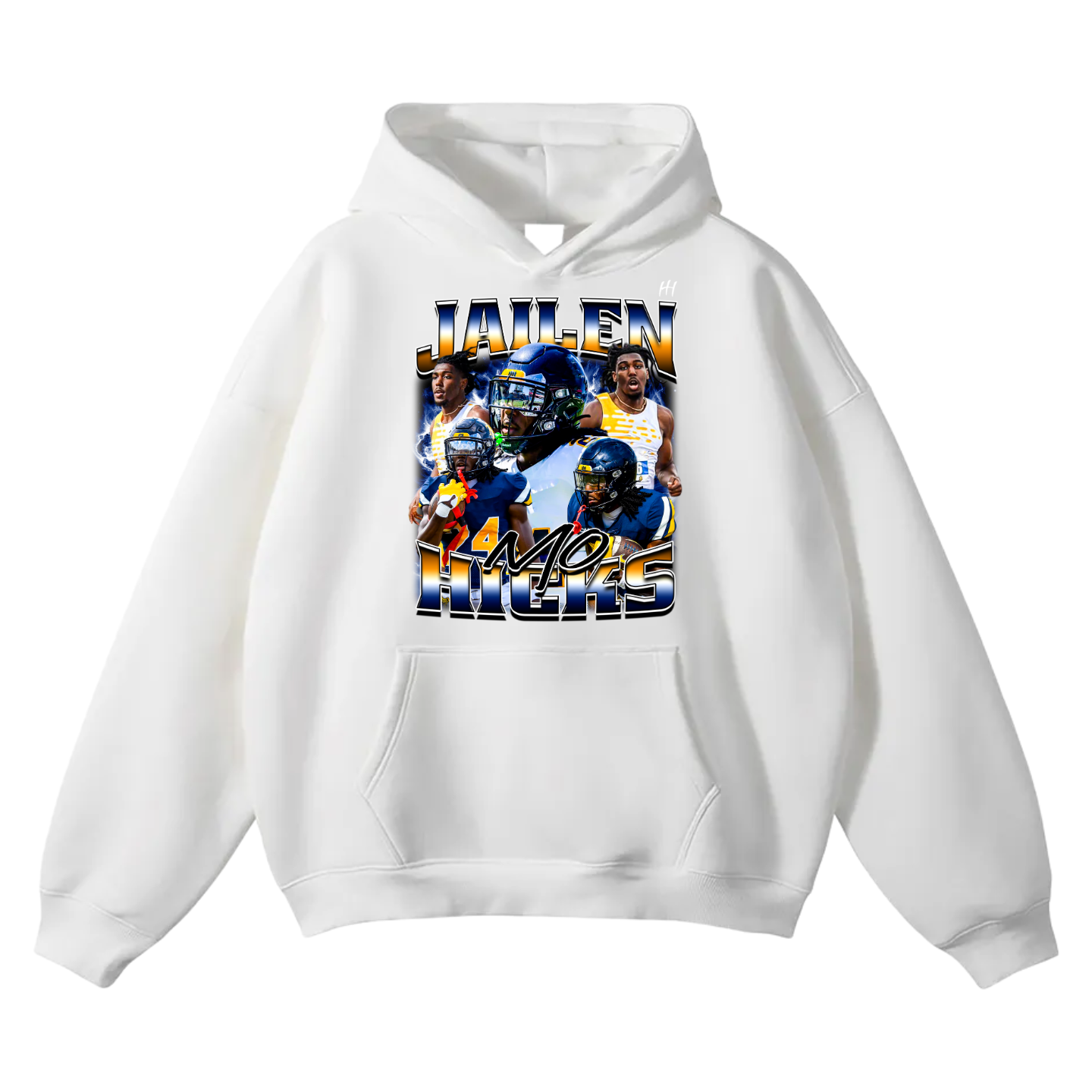Jailen Hicks Oversize Fleeced Hoodie