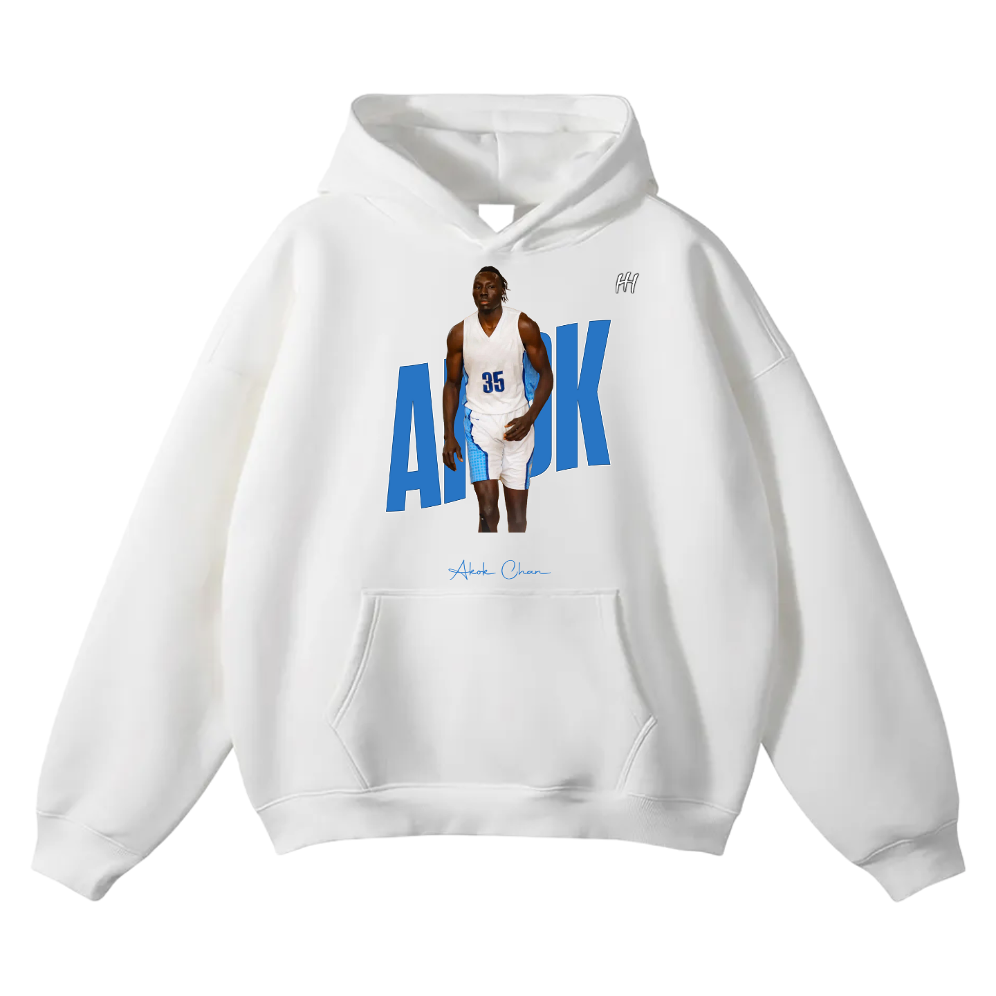 Akok Chan Oversize Fleeced Hoodie