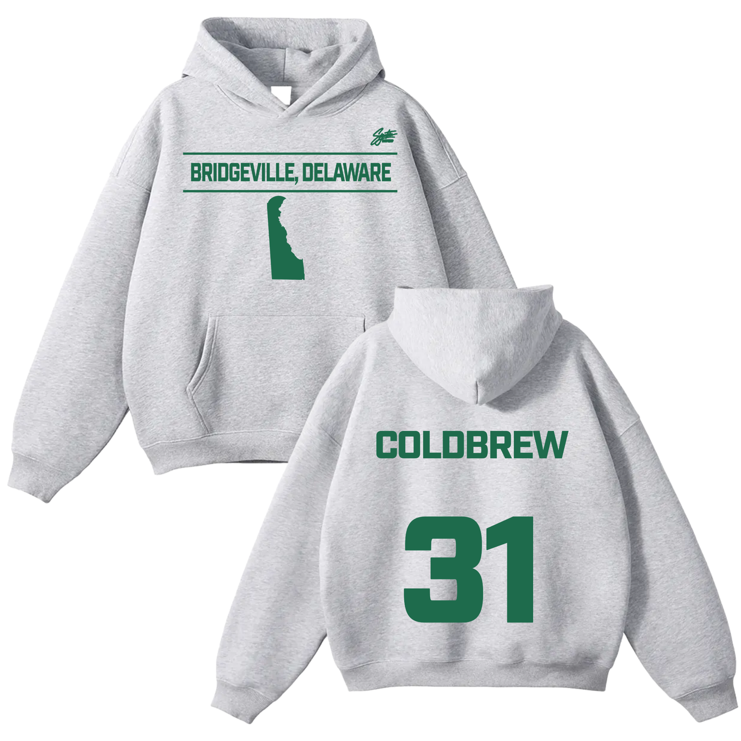 Michael Brewer II Oversize Fleeced Hoodie