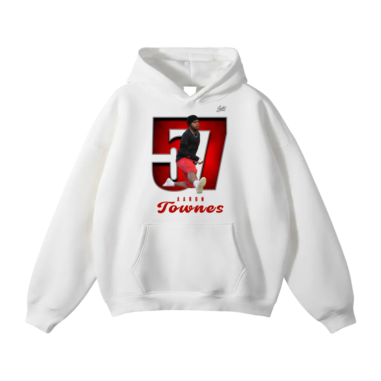 Aaron Townes Oversize Fleeced Hoodie
