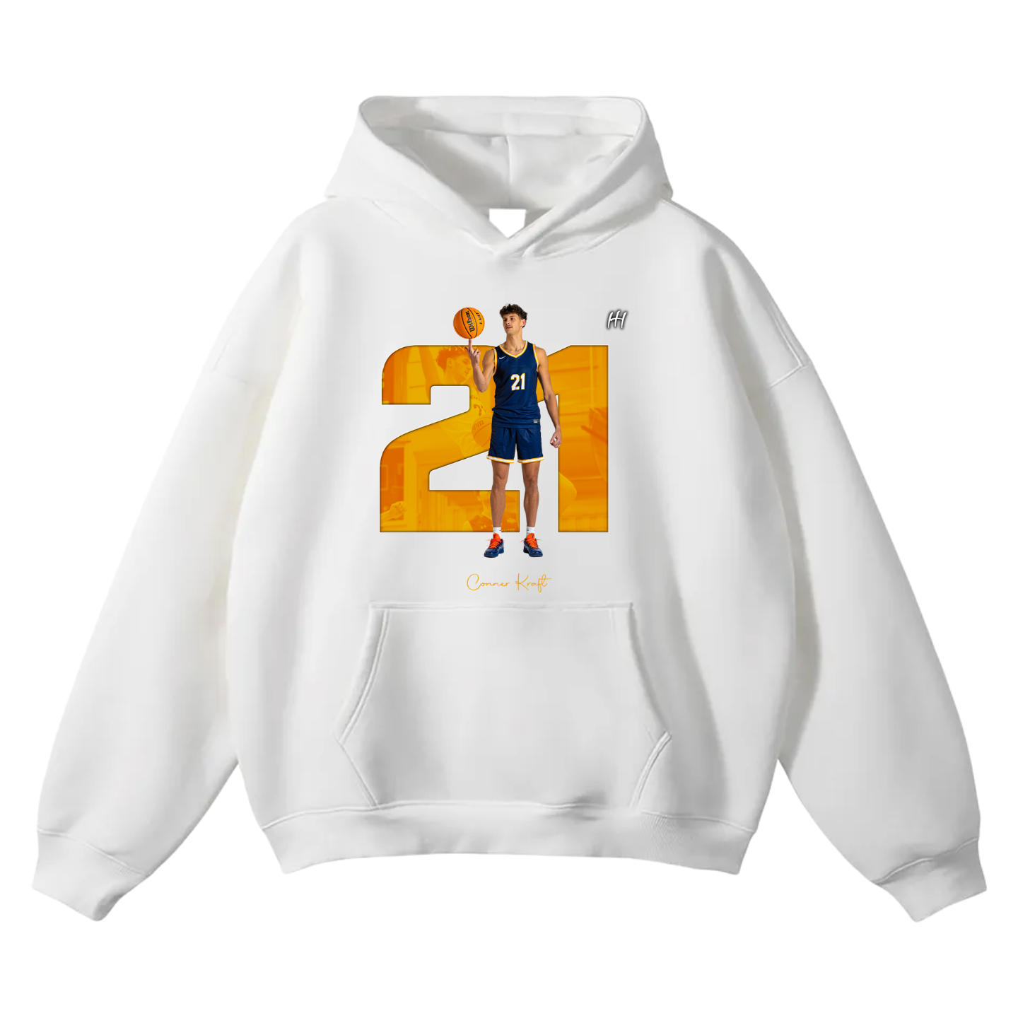 Conner Kraft Oversize Fleeced Hoodie